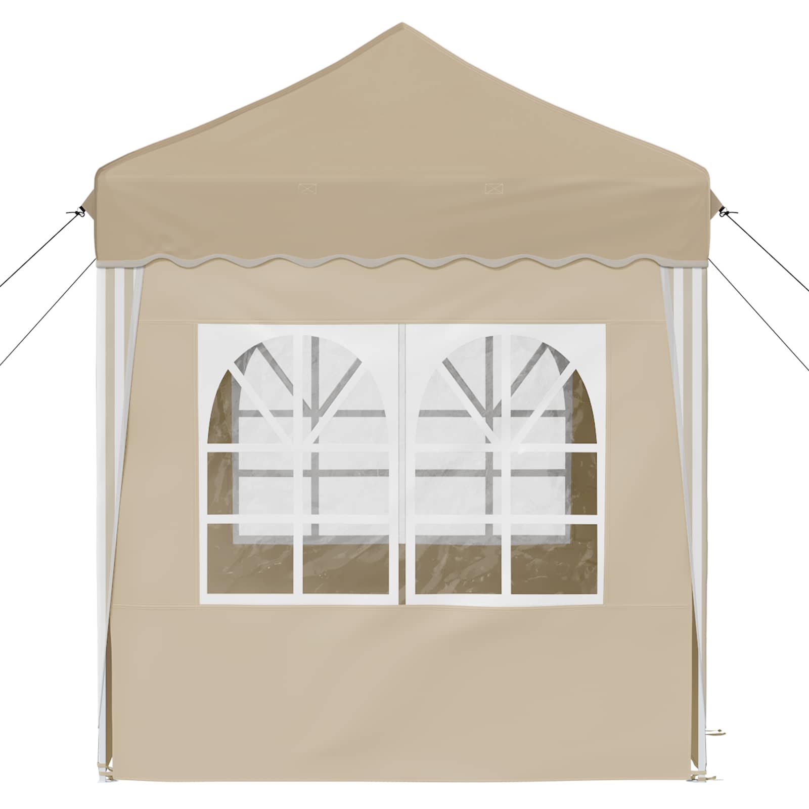 Tenda per feste a pop-up 195 x 195 x 245 cm Crema