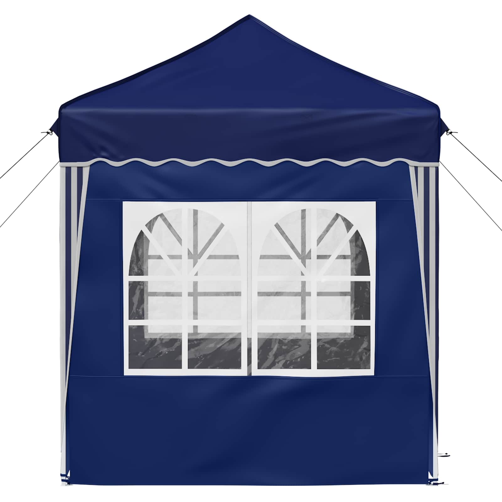 Tenda per feste a pop-up 195 x 195 x 245 cm Blu Tessuto Oxford