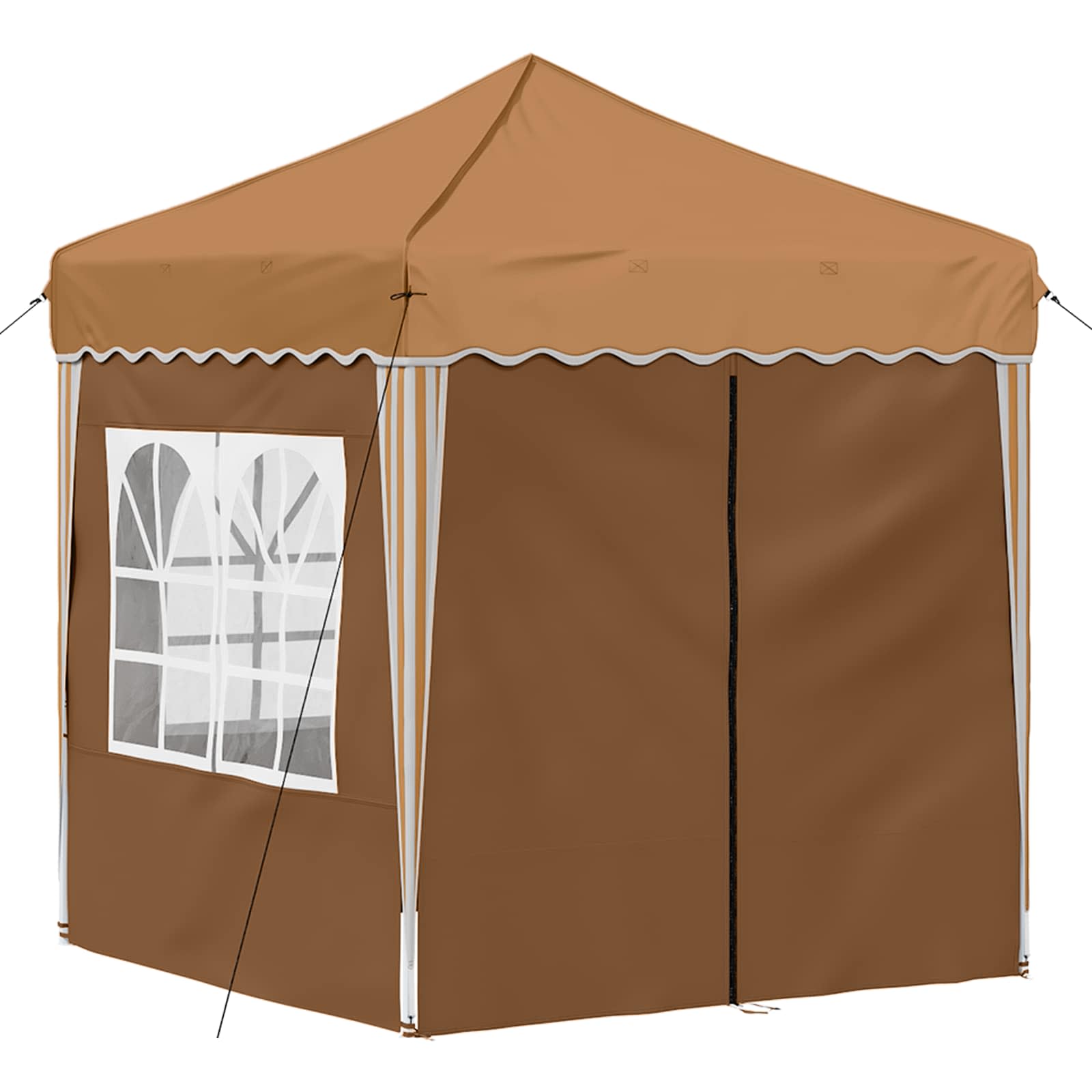 Tenda per feste a pop-up 195 x 195 x 245 cm Beige