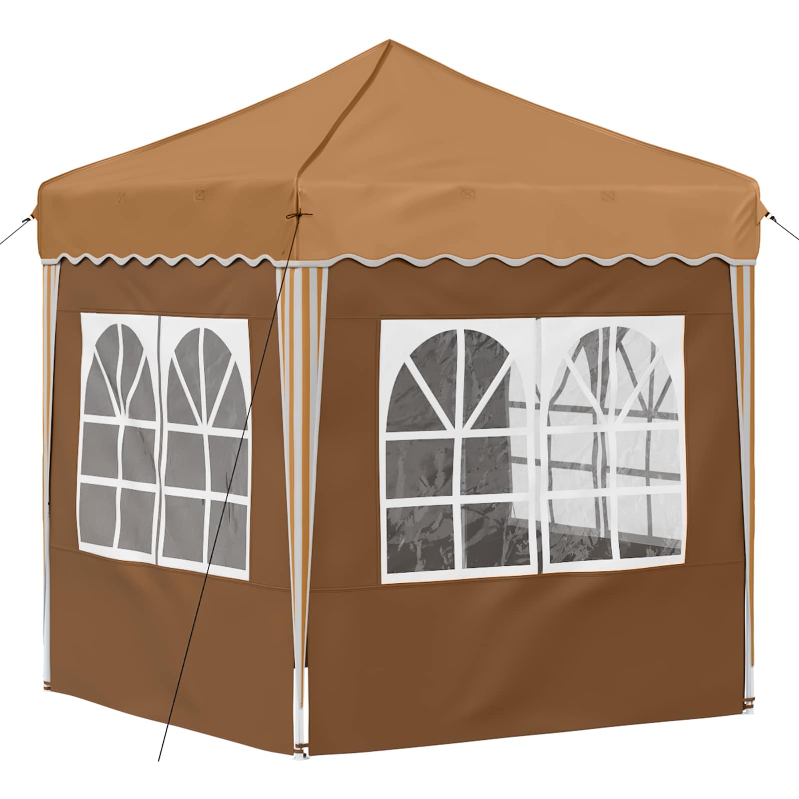 Tenda per feste a pop-up 195 x 195 x 245 cm Beige