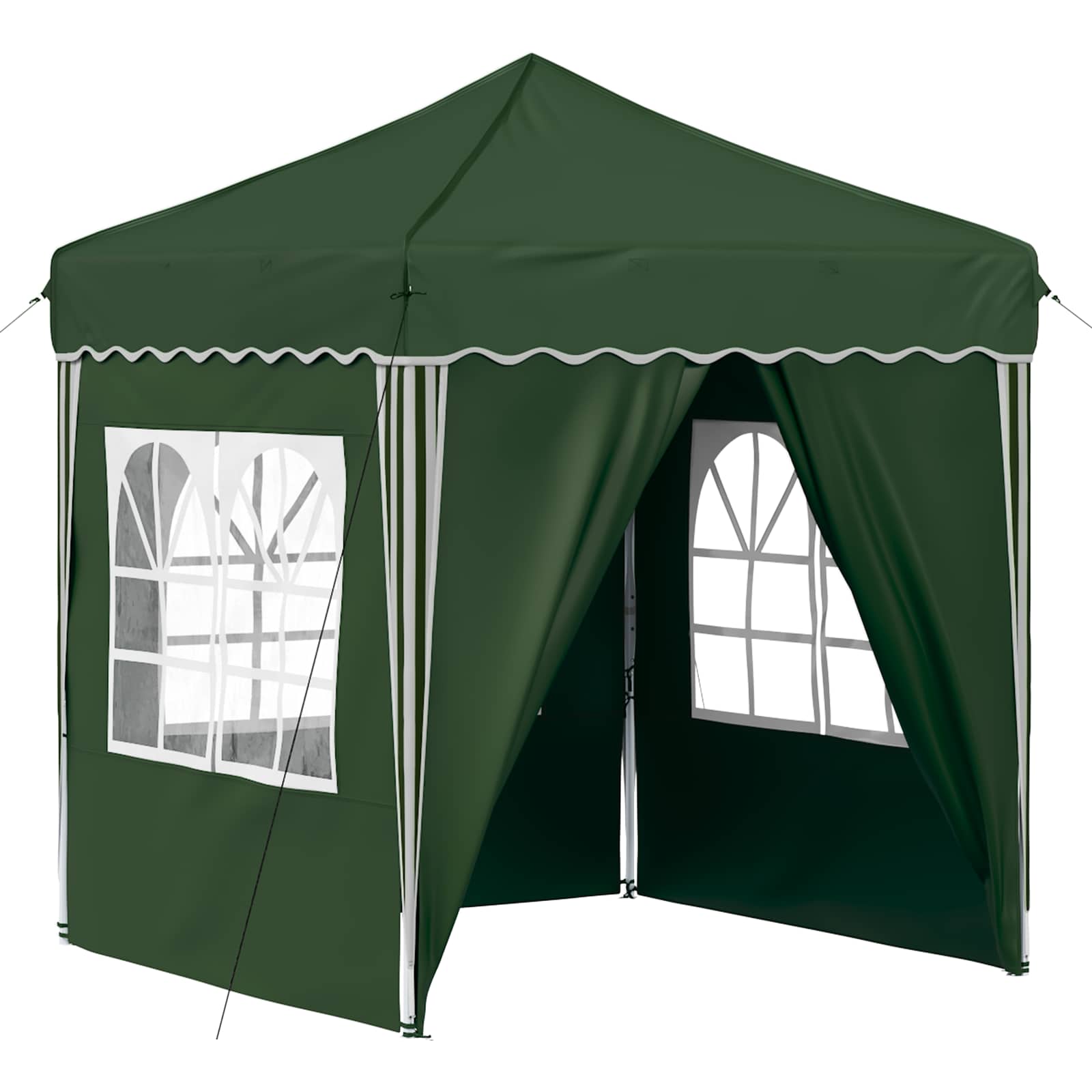 Tenda per feste a pop-up 195 x 195 x 245 cm Verde