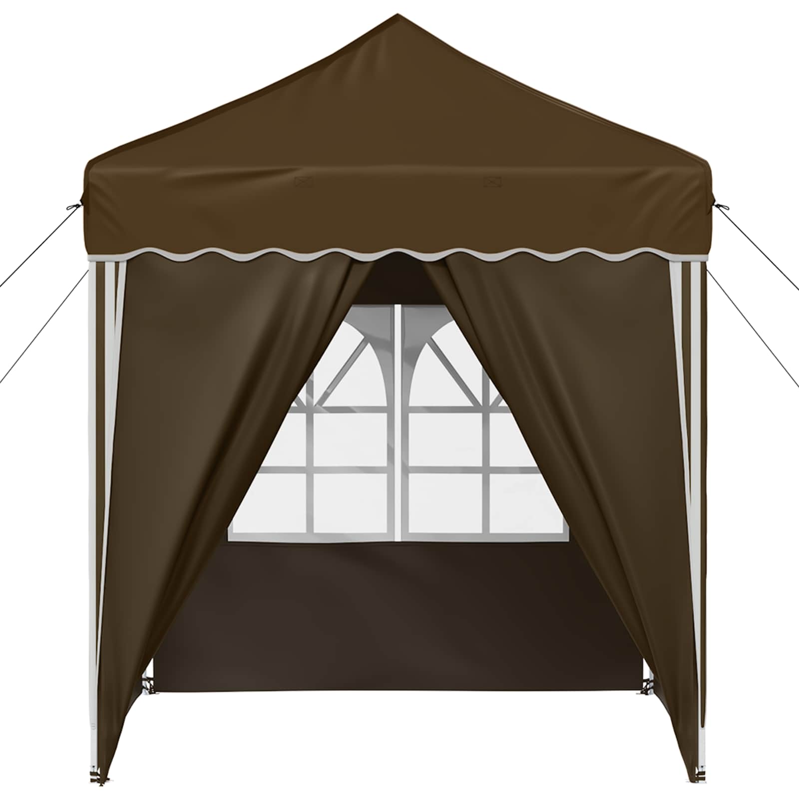 Tenda per feste a pop-up 195 x 195 x 245 cm Tortora