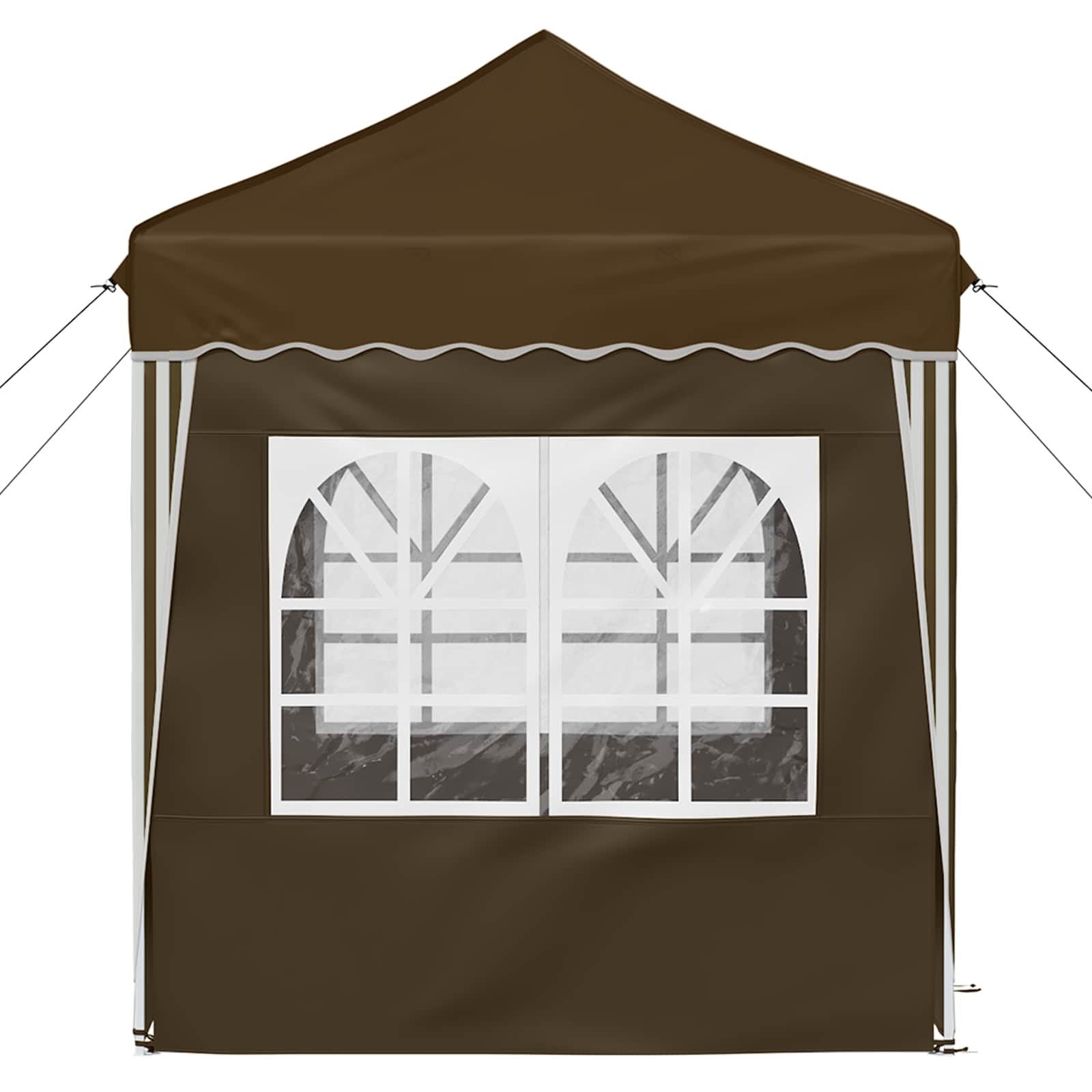 Tenda per feste a pop-up 195 x 195 x 245 cm Tortora