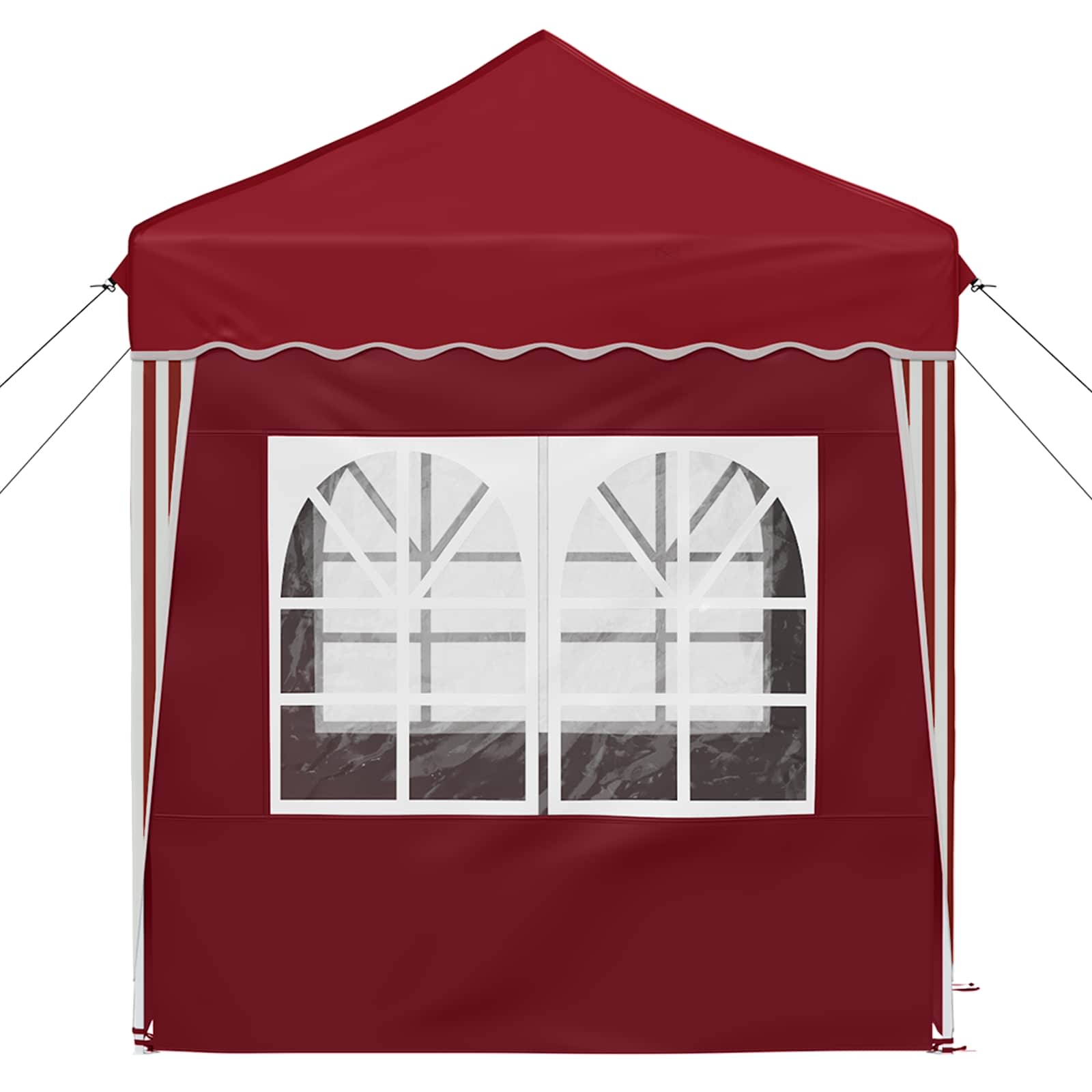 Tenda per feste a pop-up 195 x 195 x 245 cm Borgogna