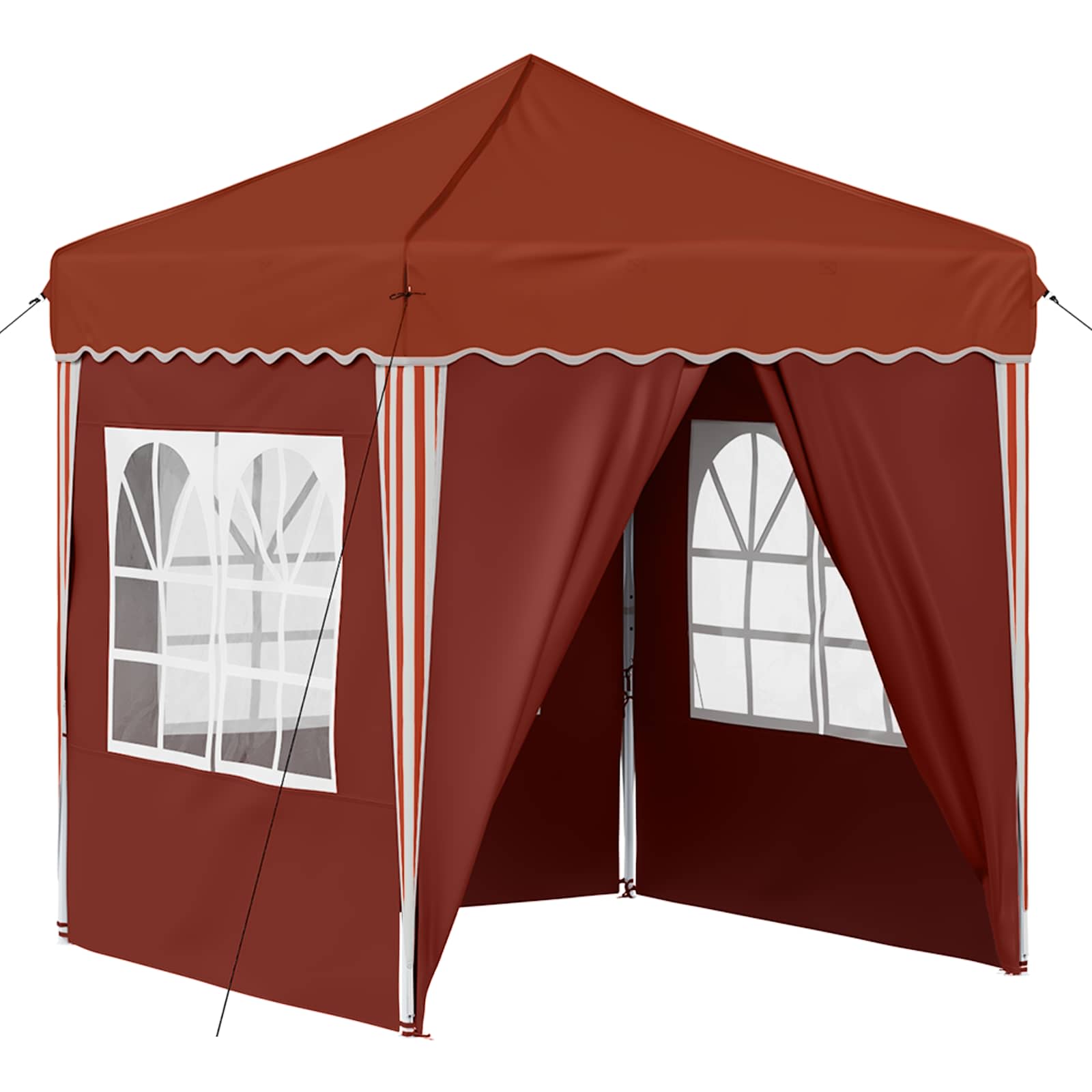 Tenda per feste a pop-up 195 x 195 x 245 cm Terracotta