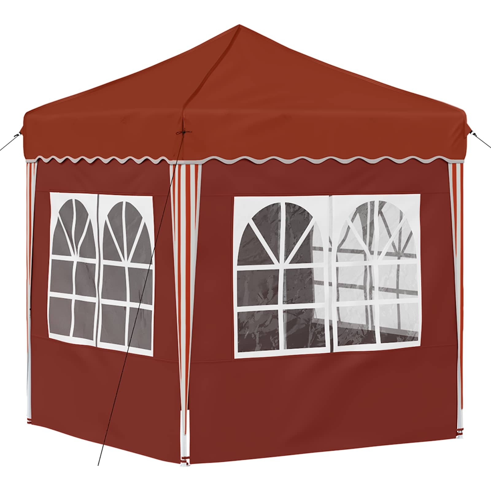 Tenda per feste a pop-up 195 x 195 x 245 cm Terracotta