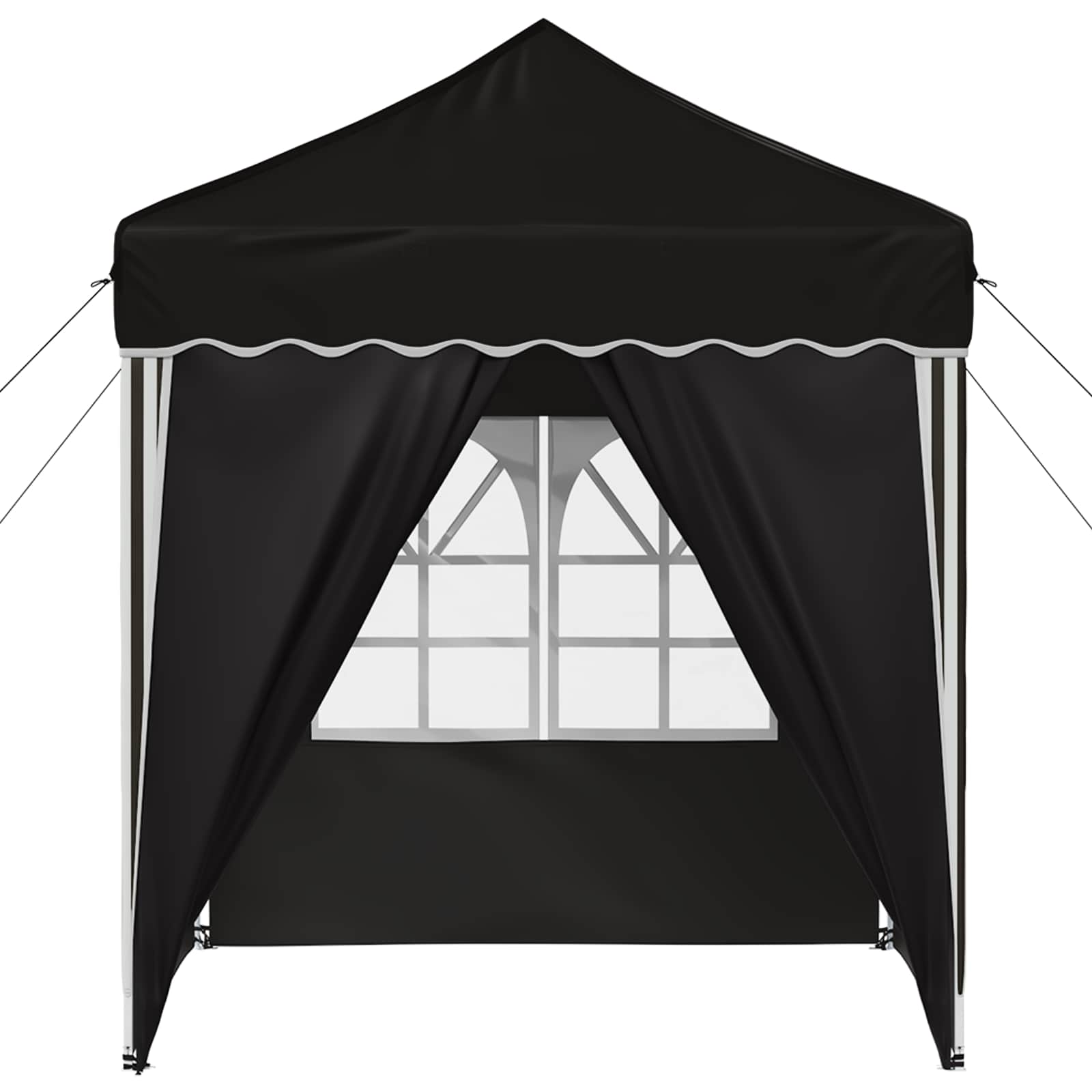 Tenda per feste a pop-up 195 x 195 x 245 cm Nero Tessuto Oxford