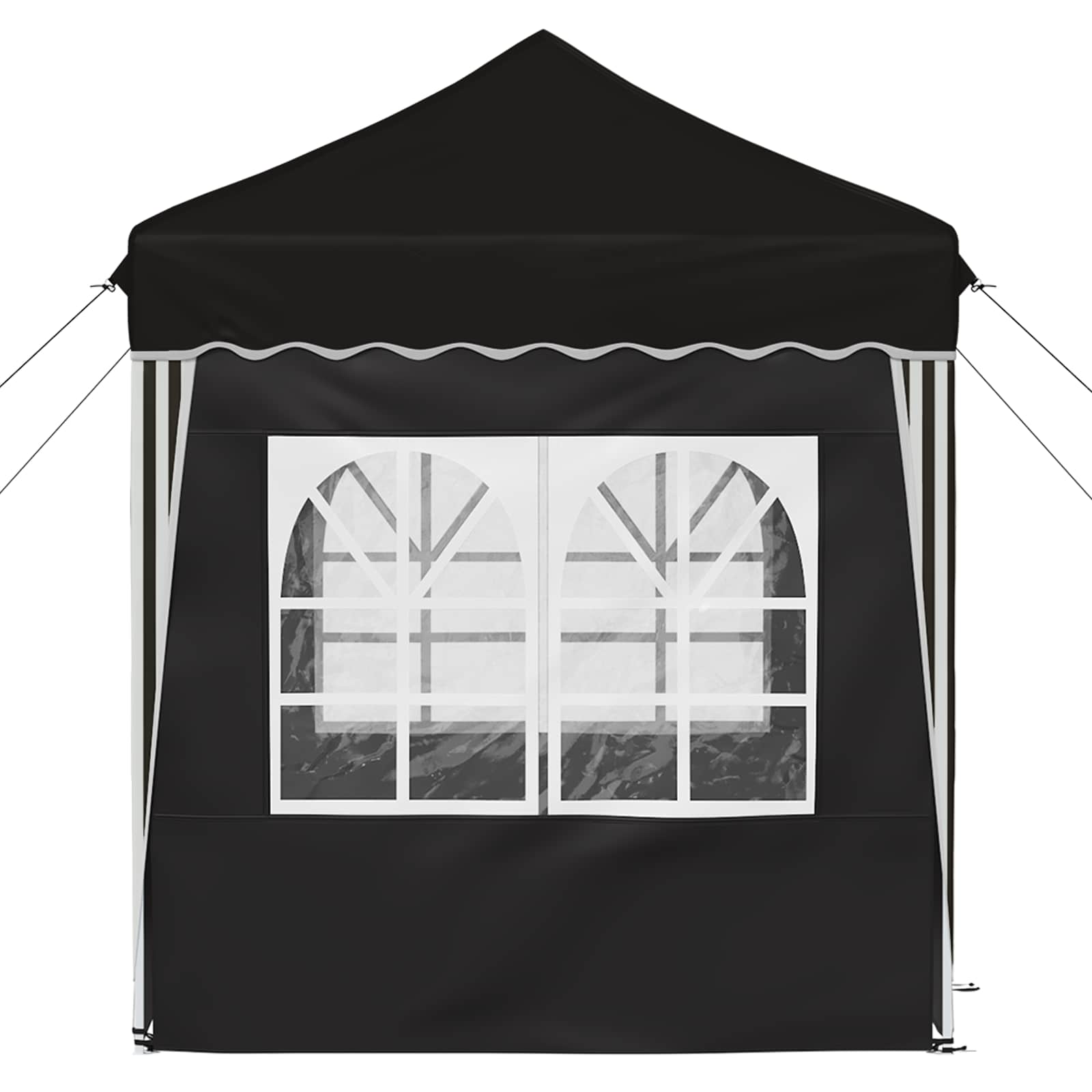 Tenda per feste a pop-up 195 x 195 x 245 cm Nero Tessuto Oxford