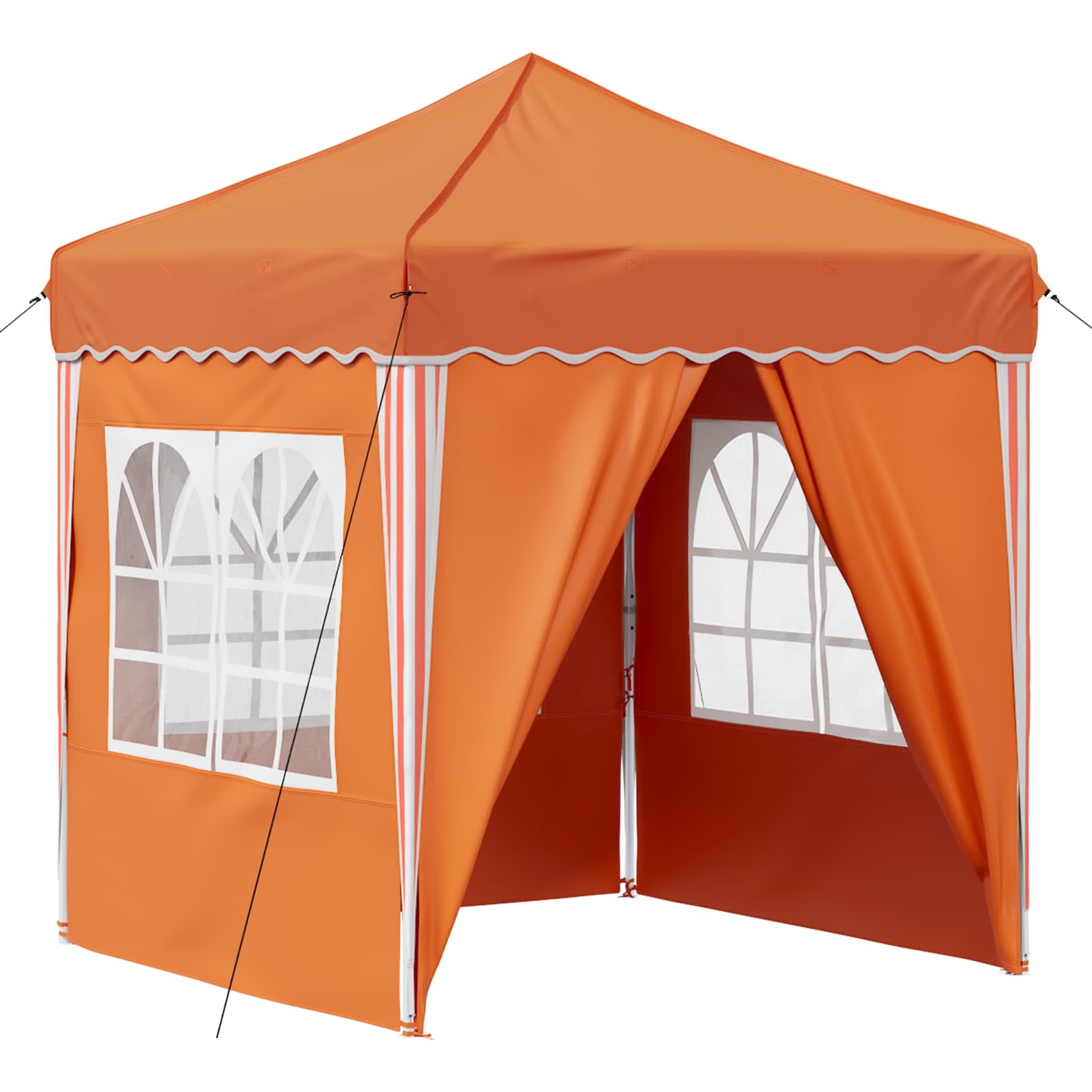 Tenda per feste a pop-up 195 x 195 x 245 cm Arancione