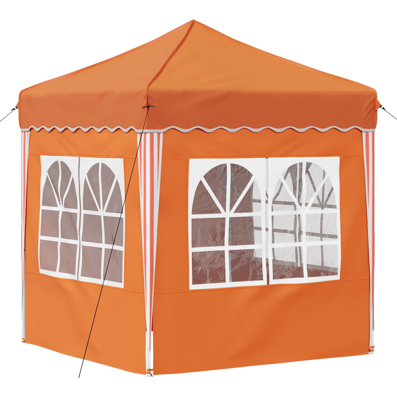 Tenda per feste a pop-up 195 x 195 x 245 cm Arancione
