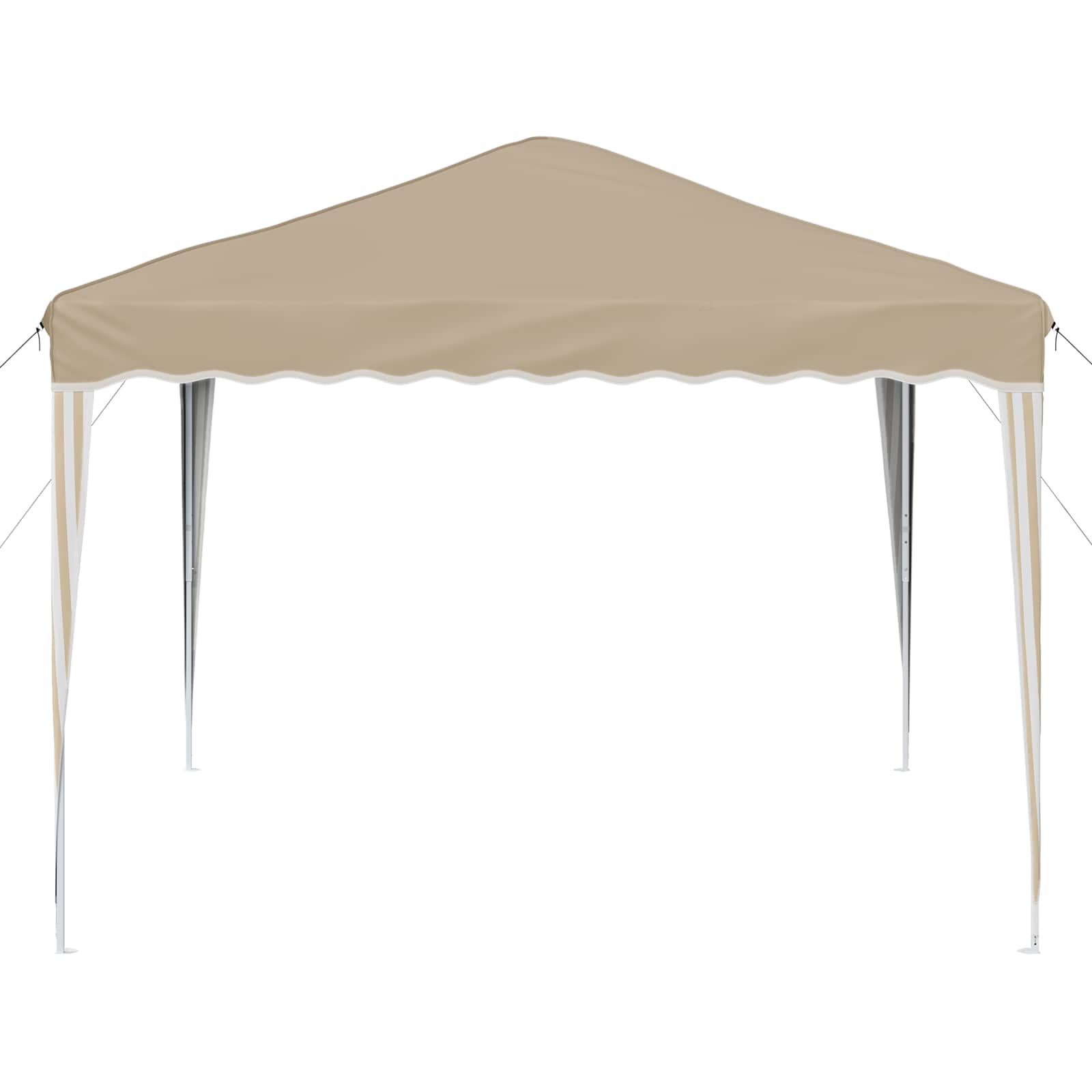 Tenda per feste a pop-up 288 x 288 x 245 cm Crema