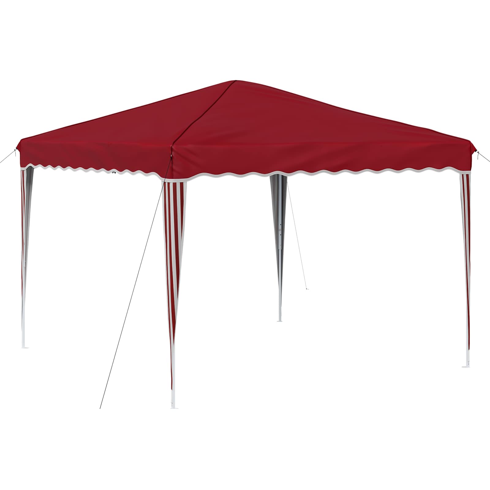 Tenda per feste a pop-up 288 x 288 x 245 cm Borgogna