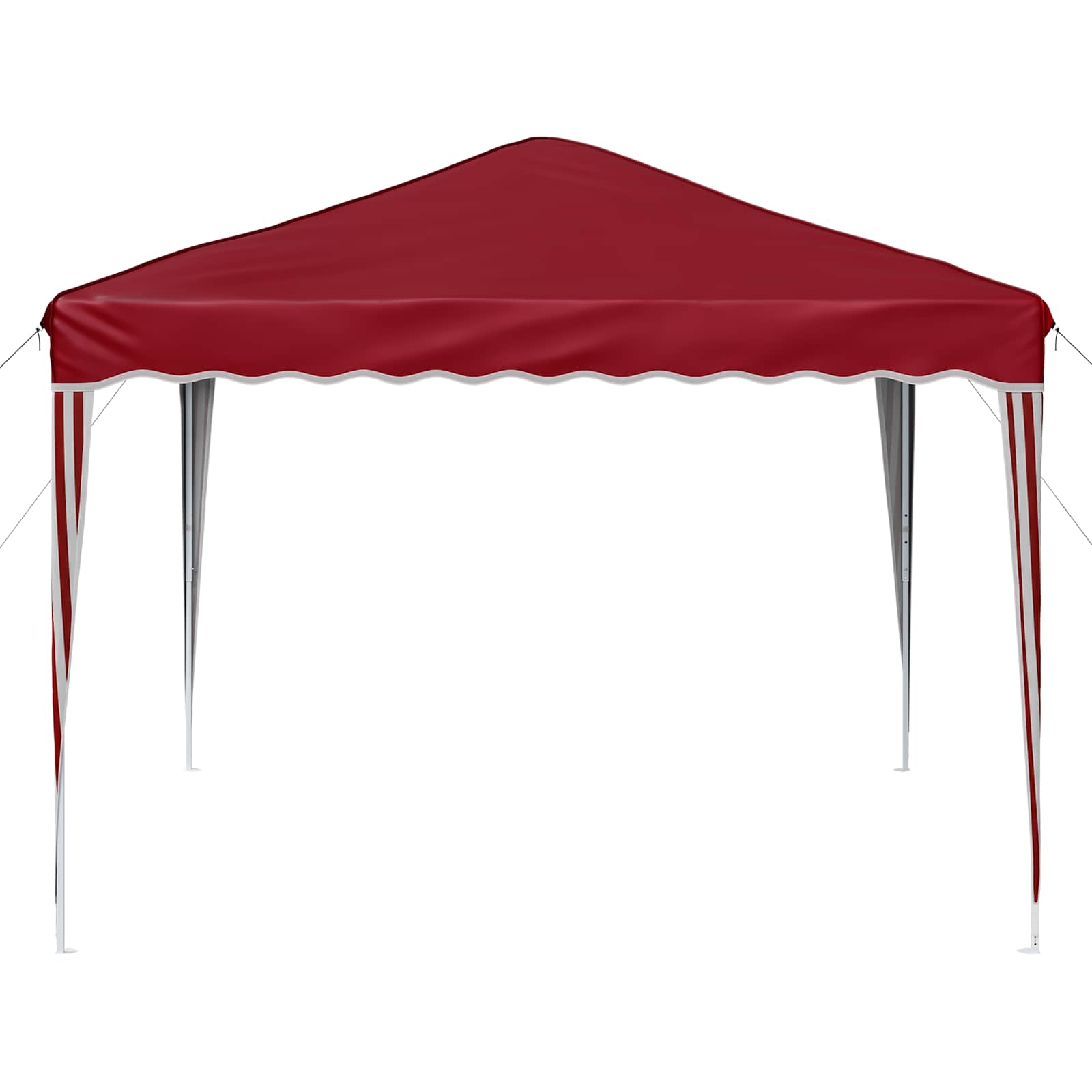 Tenda per feste a pop-up 288 x 288 x 245 cm Borgogna