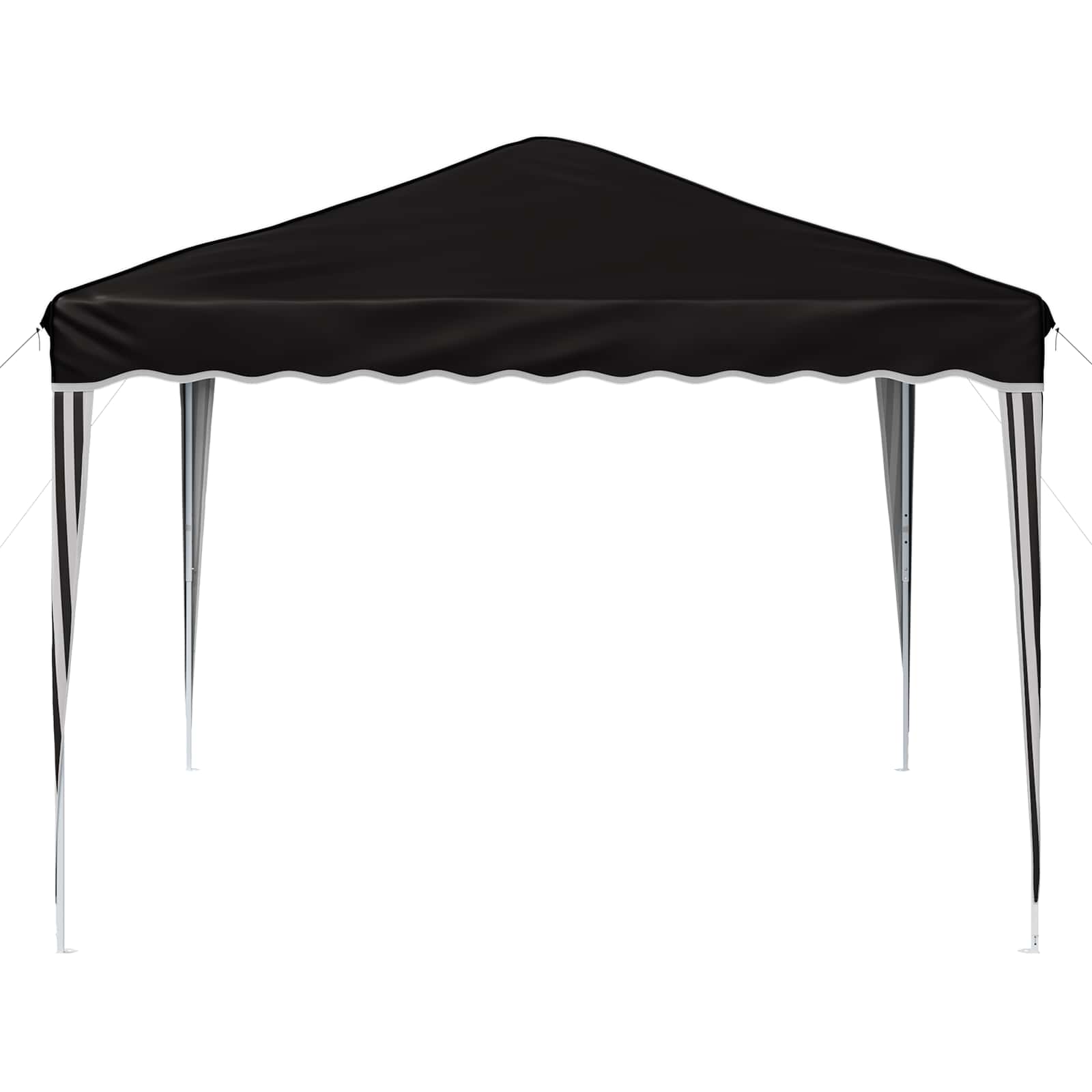 Tenda per feste a pop-up 288 x 288 x 245 cm Nero Tessuto Oxford