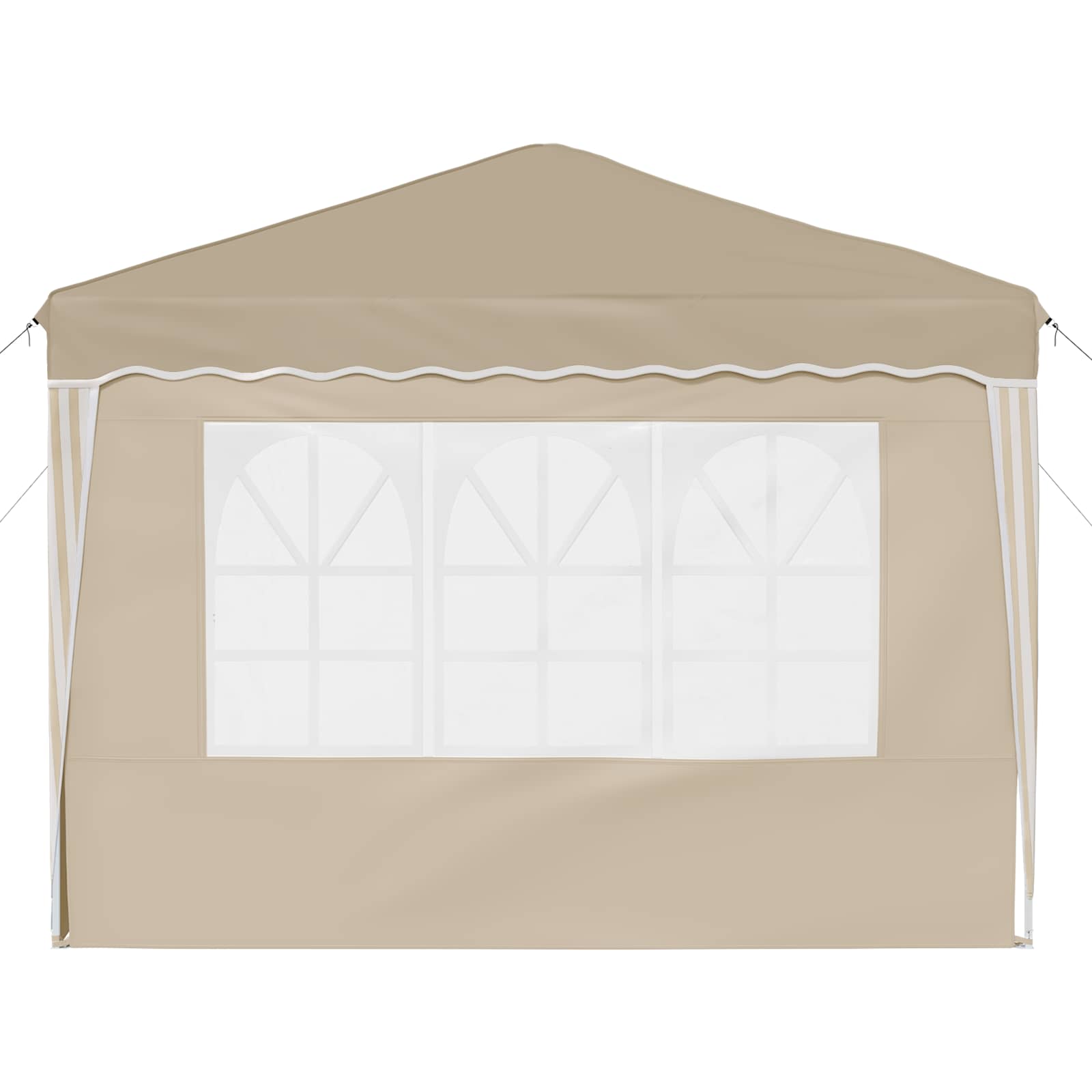 Tenda per feste a pop-up 288 x 288 x 245 cm Crema