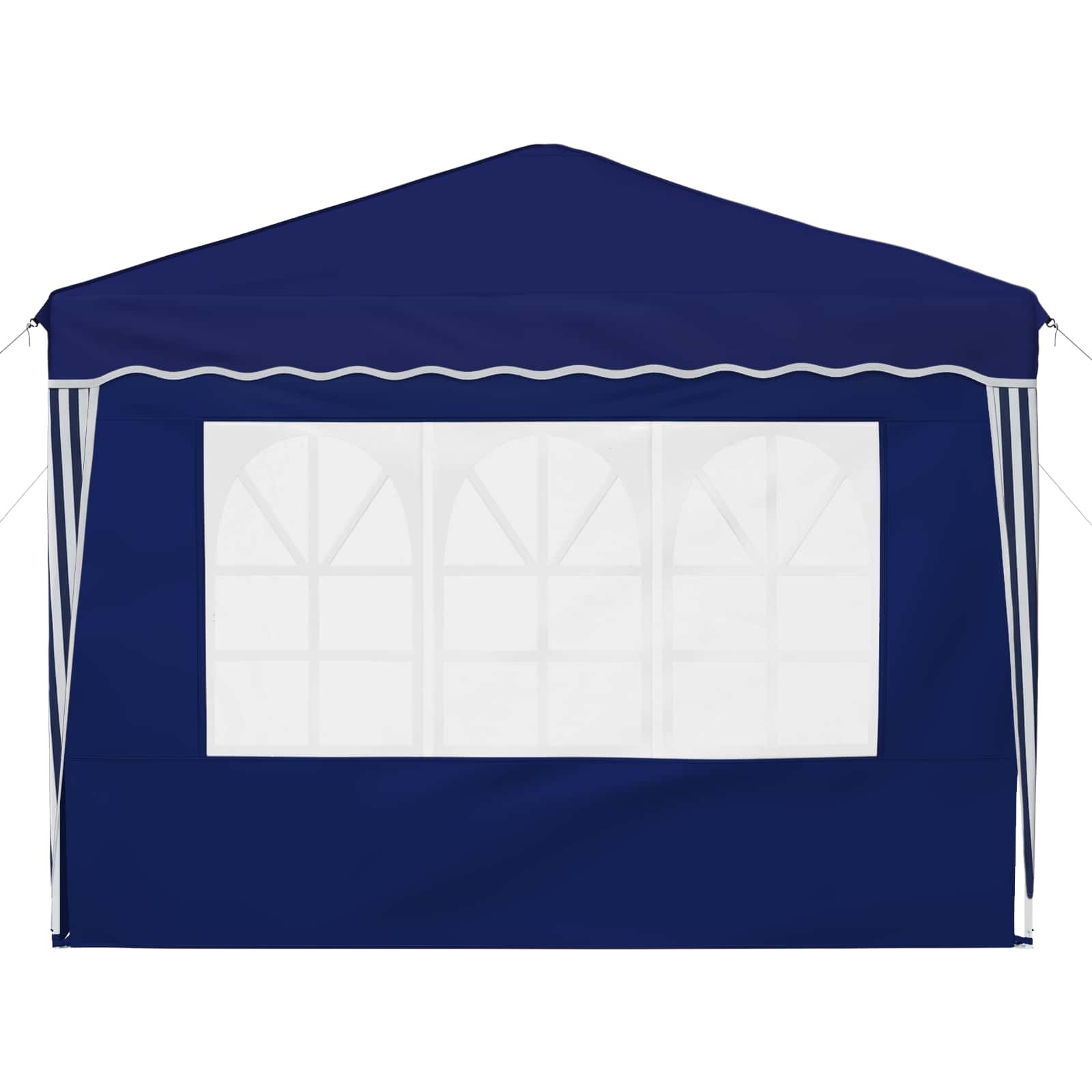 Tenda per feste a pop-up 288 x 288 x 245 cm Blu Tessuto Oxford