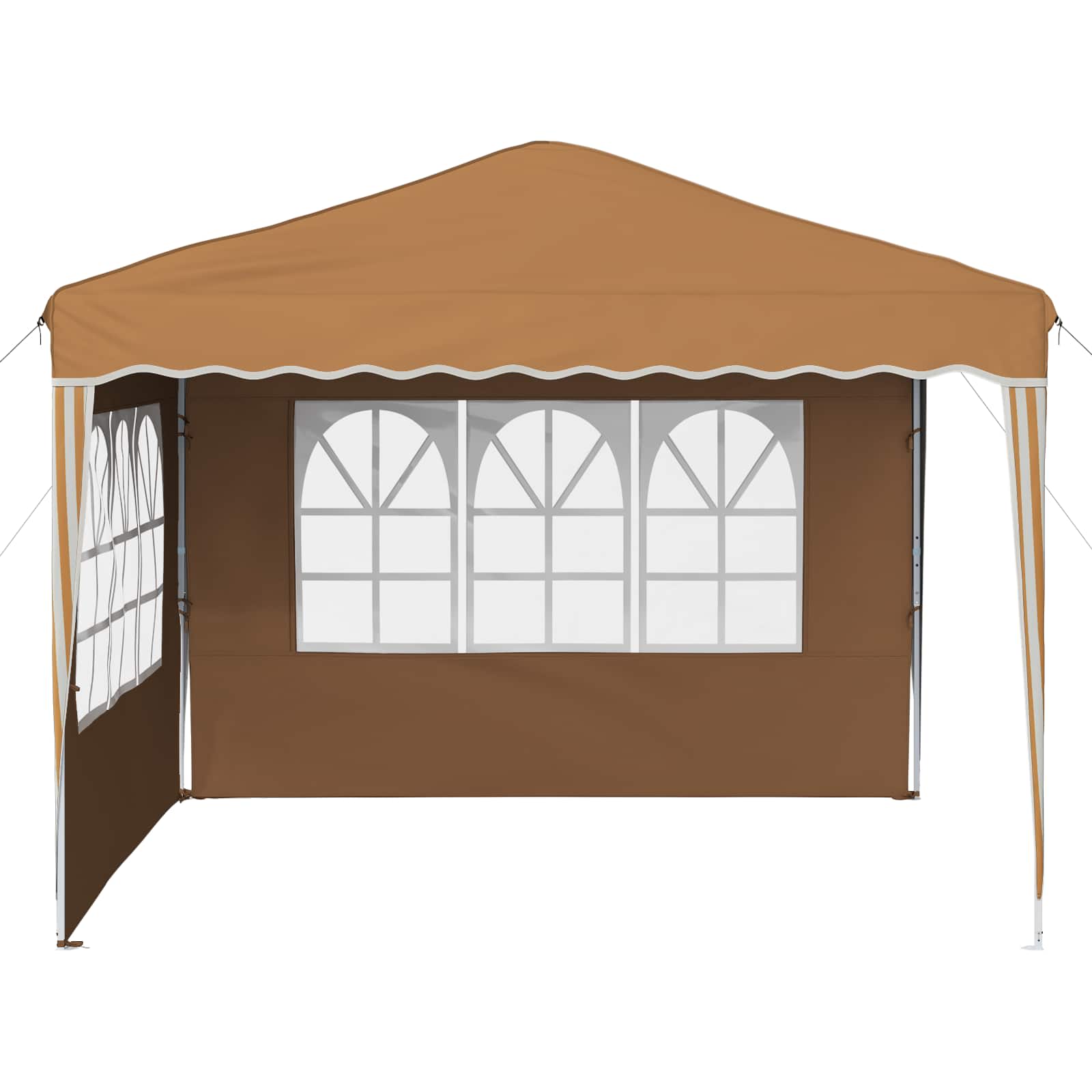 Tenda per feste a pop-up 288 x 288 x 245 cm Beige