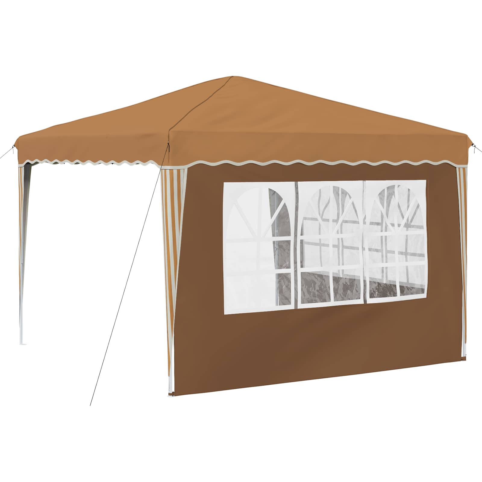 Tenda per feste a pop-up 288 x 288 x 245 cm Beige