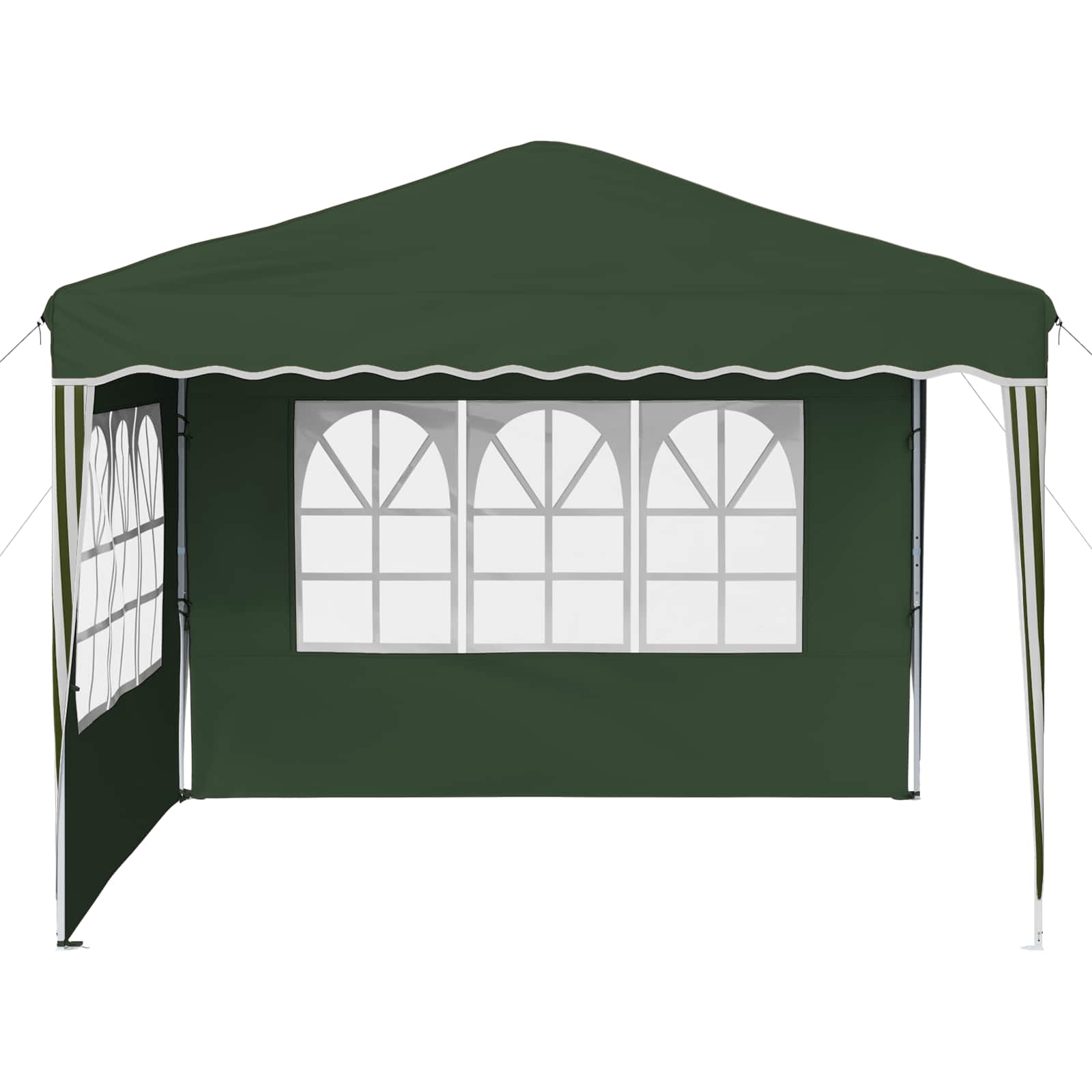 Tenda per feste a pop-up 288 x 288 x 245 cm Verde