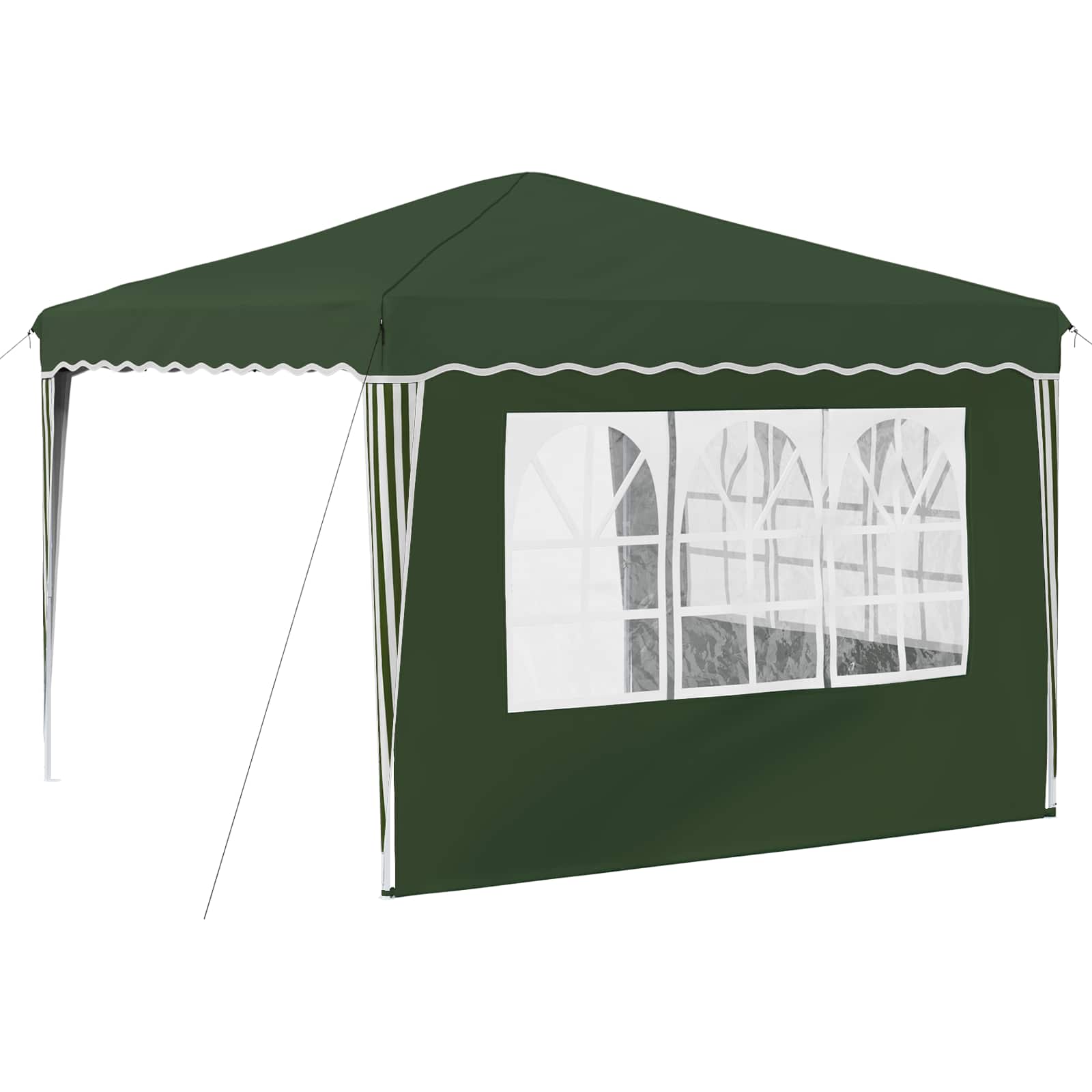 Tenda per feste a pop-up 288 x 288 x 245 cm Verde
