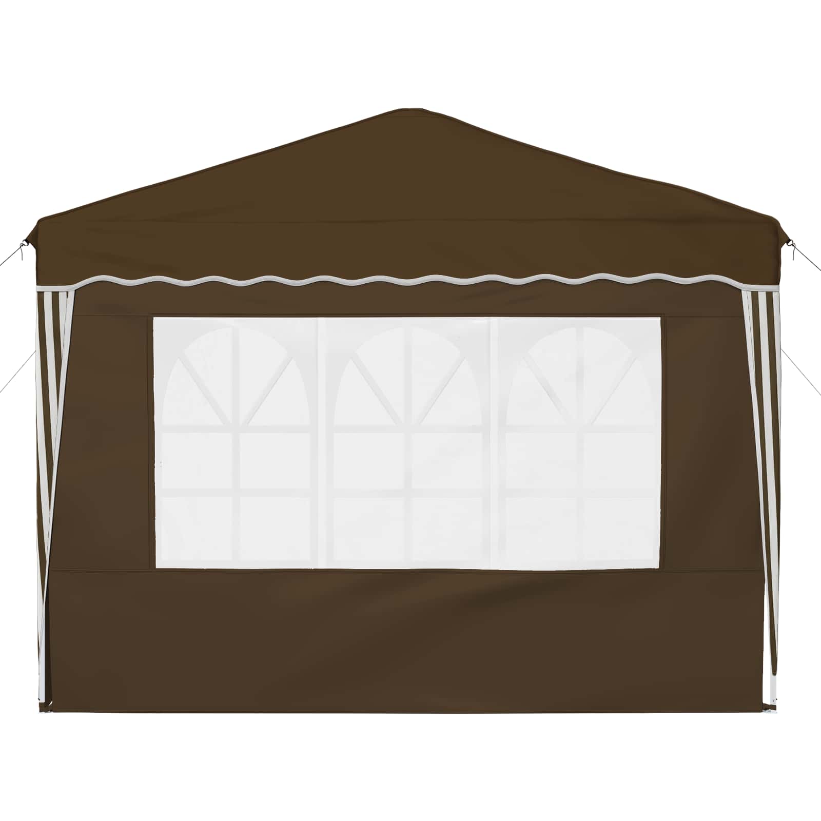 Tenda per feste a pop-up 288 x 288 x 245 cm Tortora