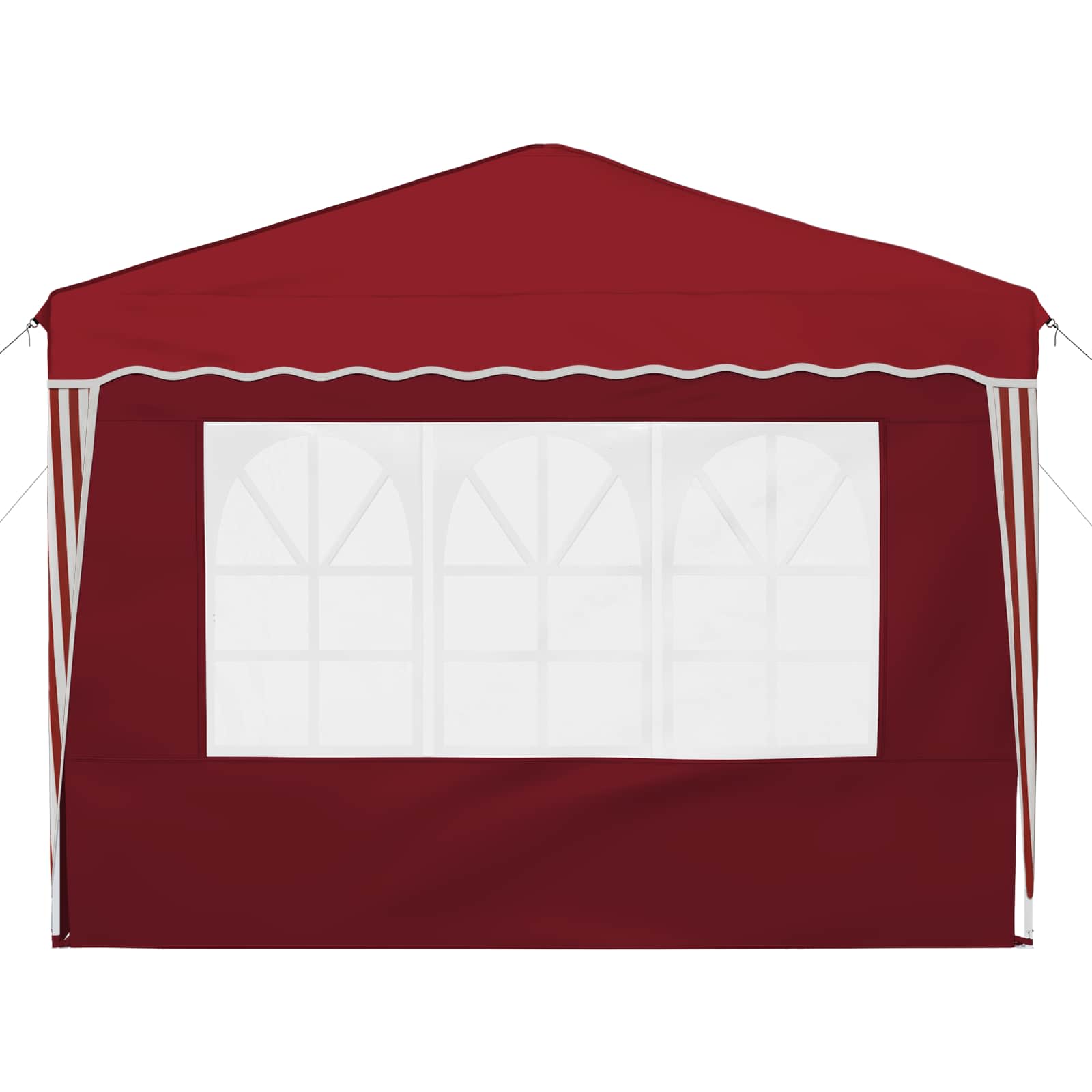 Tenda per feste a pop-up 288 x 288 x 245 cm Borgogna