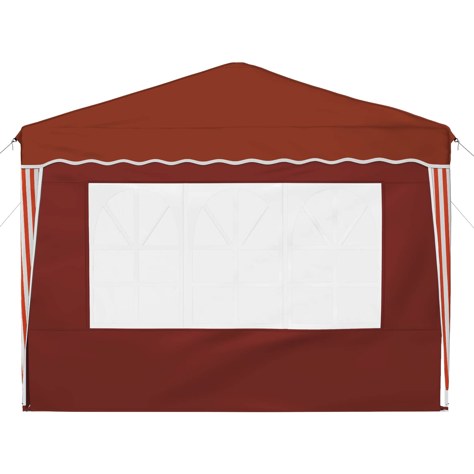 Tenda per feste a pop-up 288 x 288 x 245 cm Terracotta