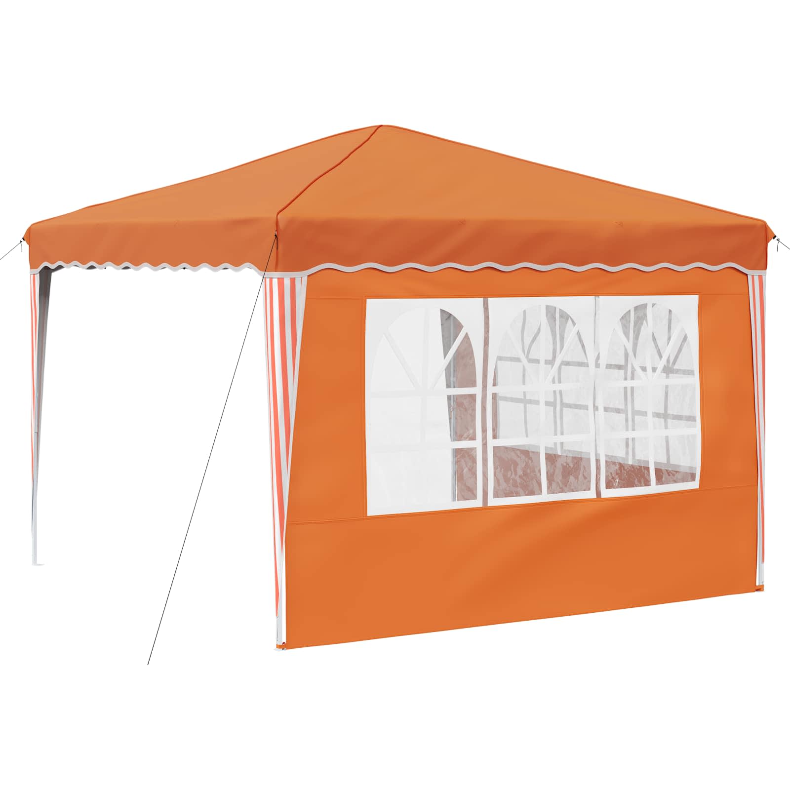 Tenda per feste a pop-up 288 x 288 x 245 cm Arancione
