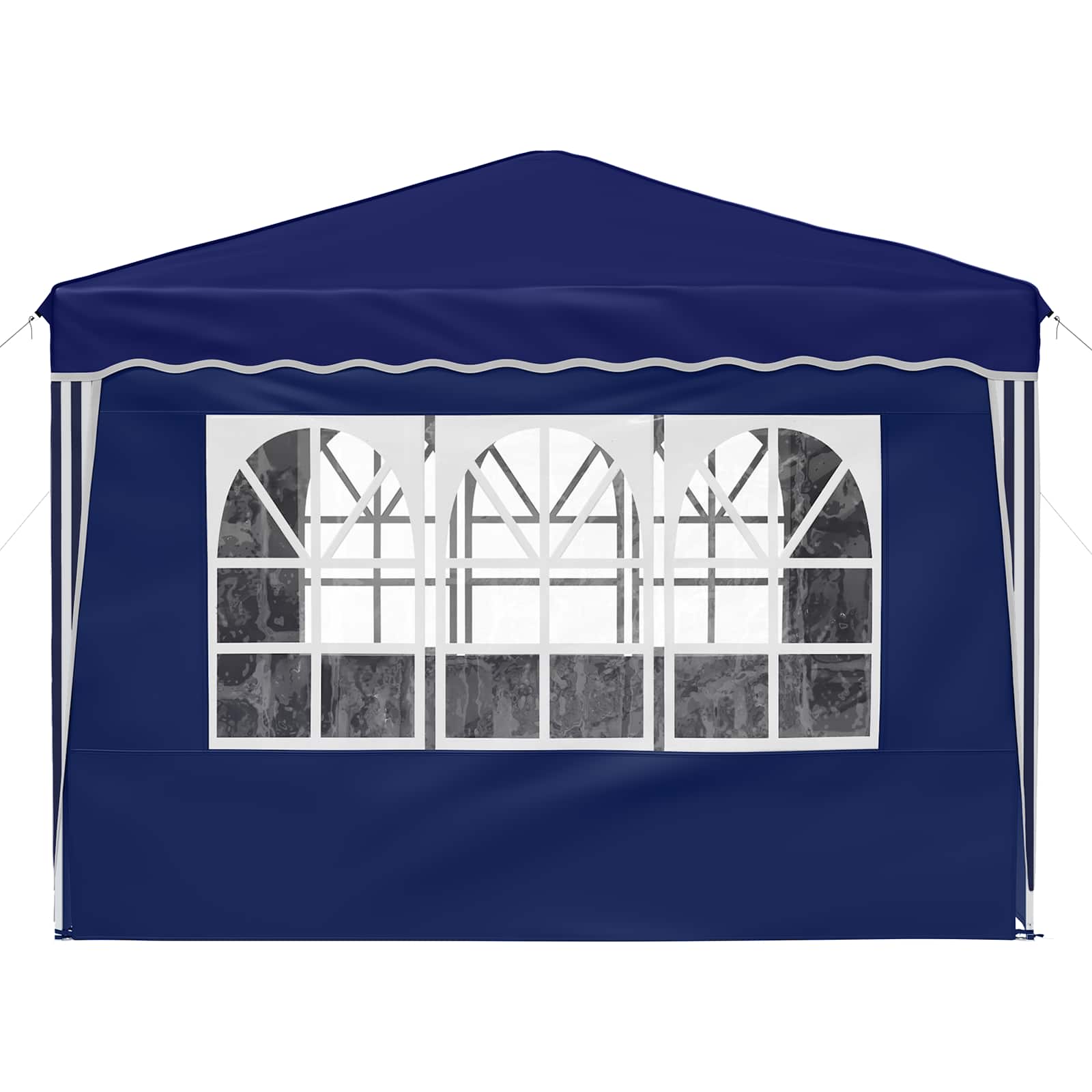Tenda per feste a pop-up 288 x 288 x 245 cm Blu Tessuto Oxford