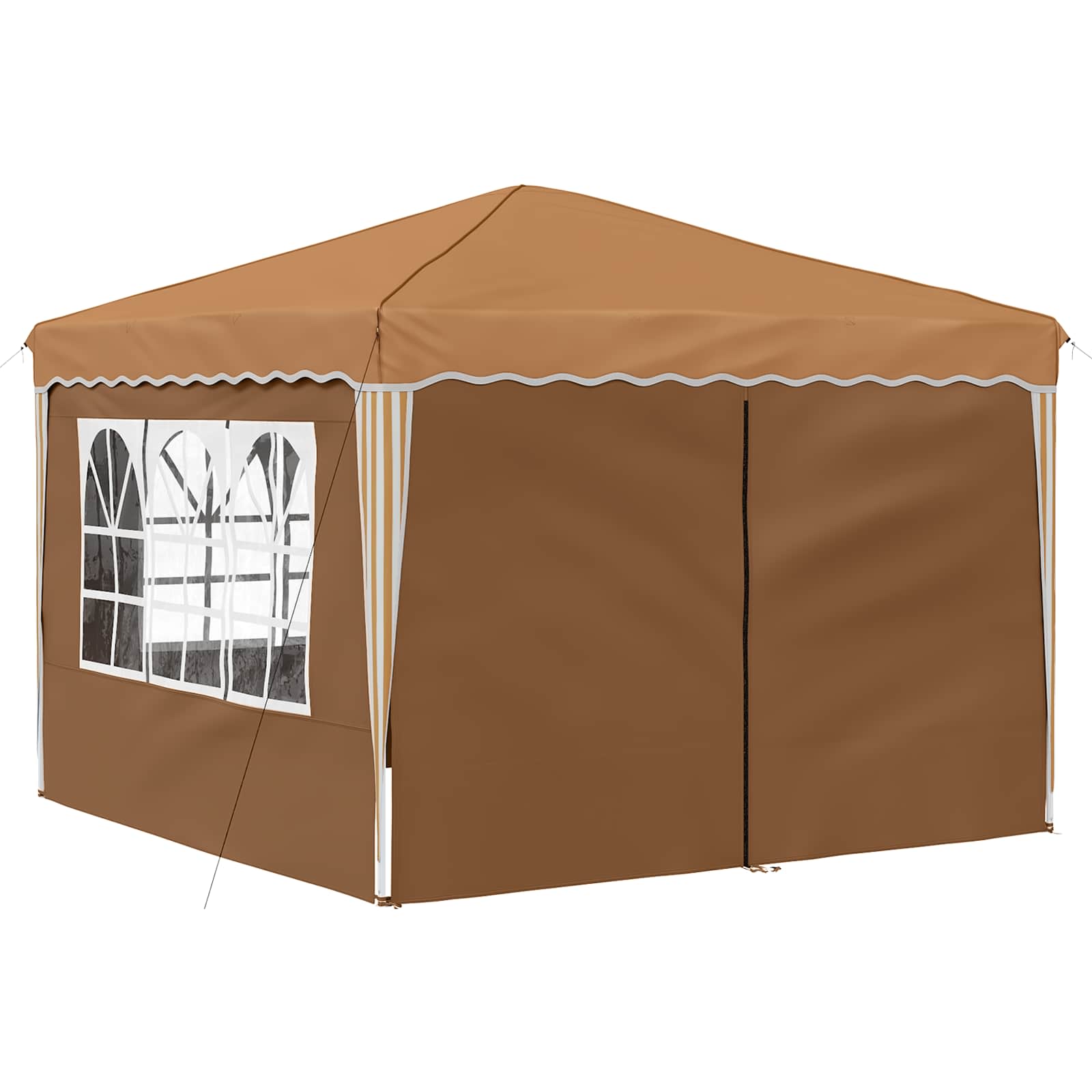 Tenda per feste a pop-up 288 x 288 x 245 cm Beige