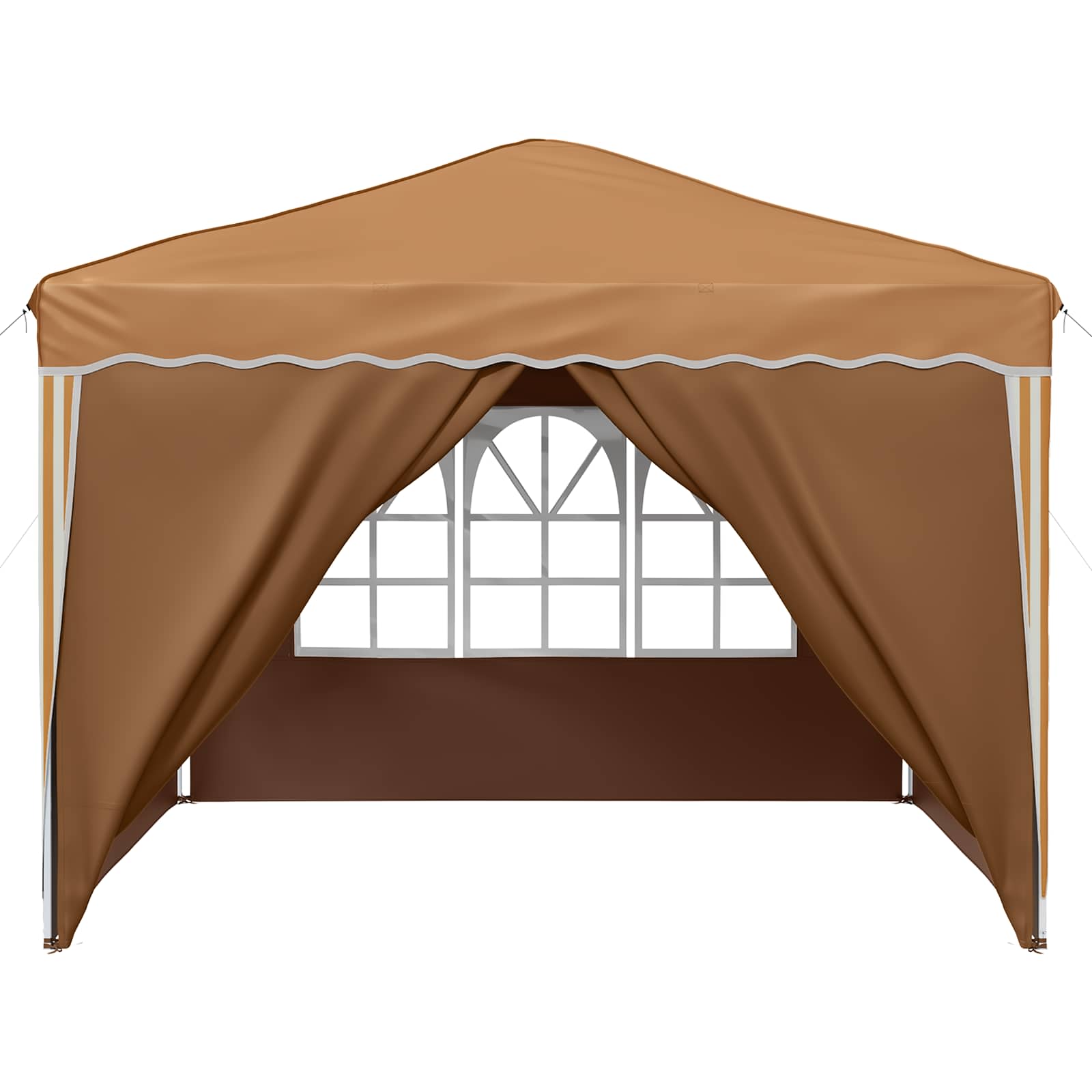 Tenda per feste a pop-up 288 x 288 x 245 cm Beige