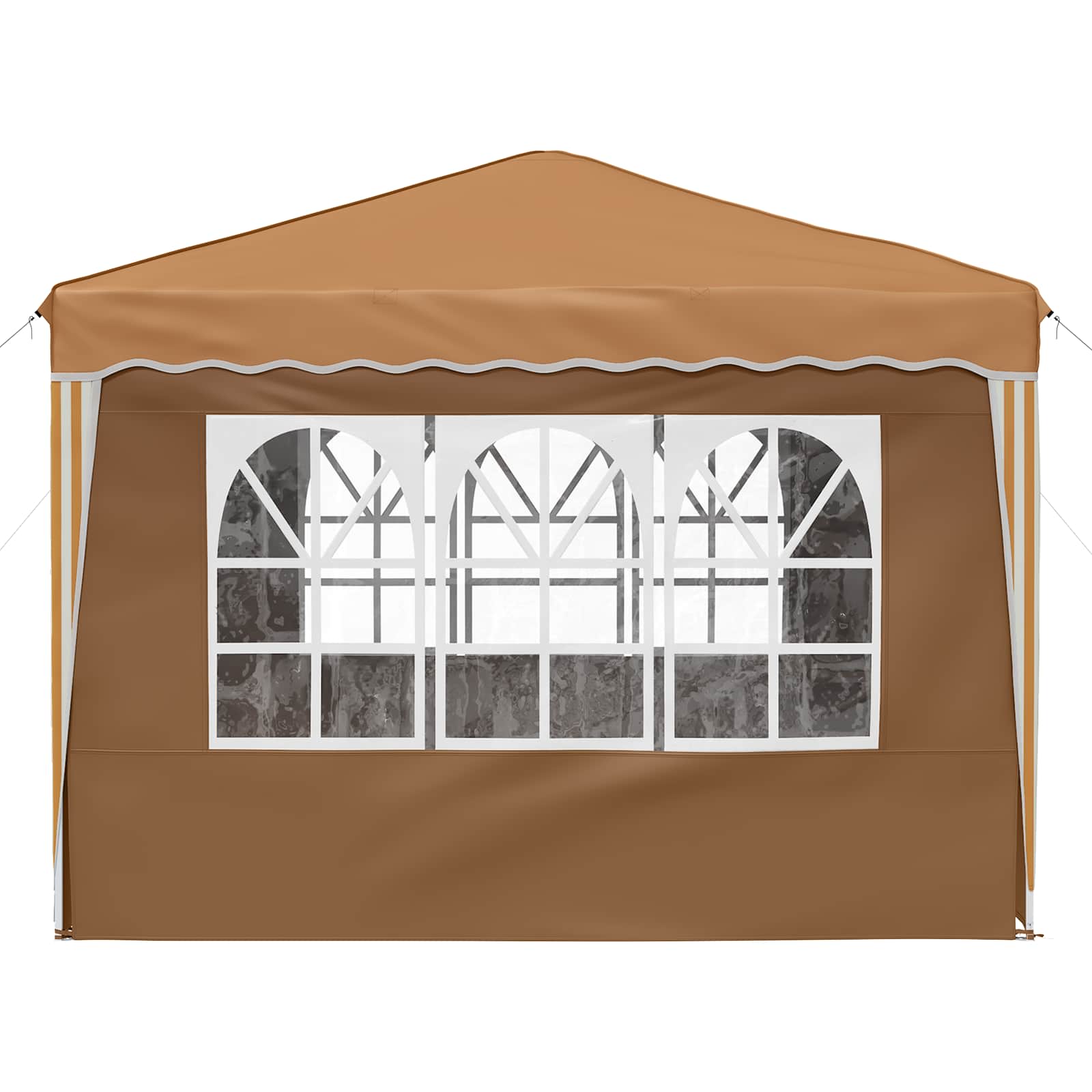 Tenda per feste a pop-up 288 x 288 x 245 cm Beige