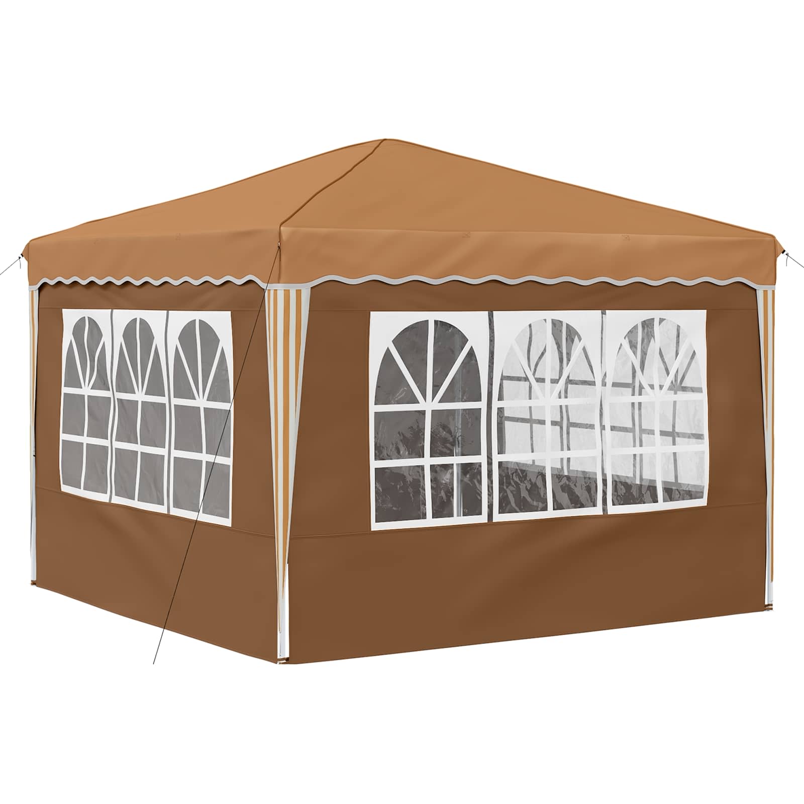 Tenda per feste a pop-up 288 x 288 x 245 cm Beige