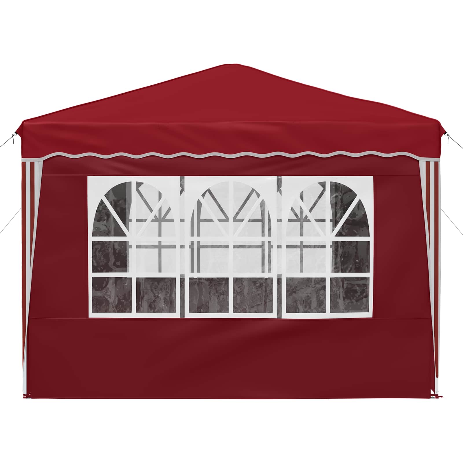 Tenda per feste a pop-up 288 x 288 x 245 cm Borgogna