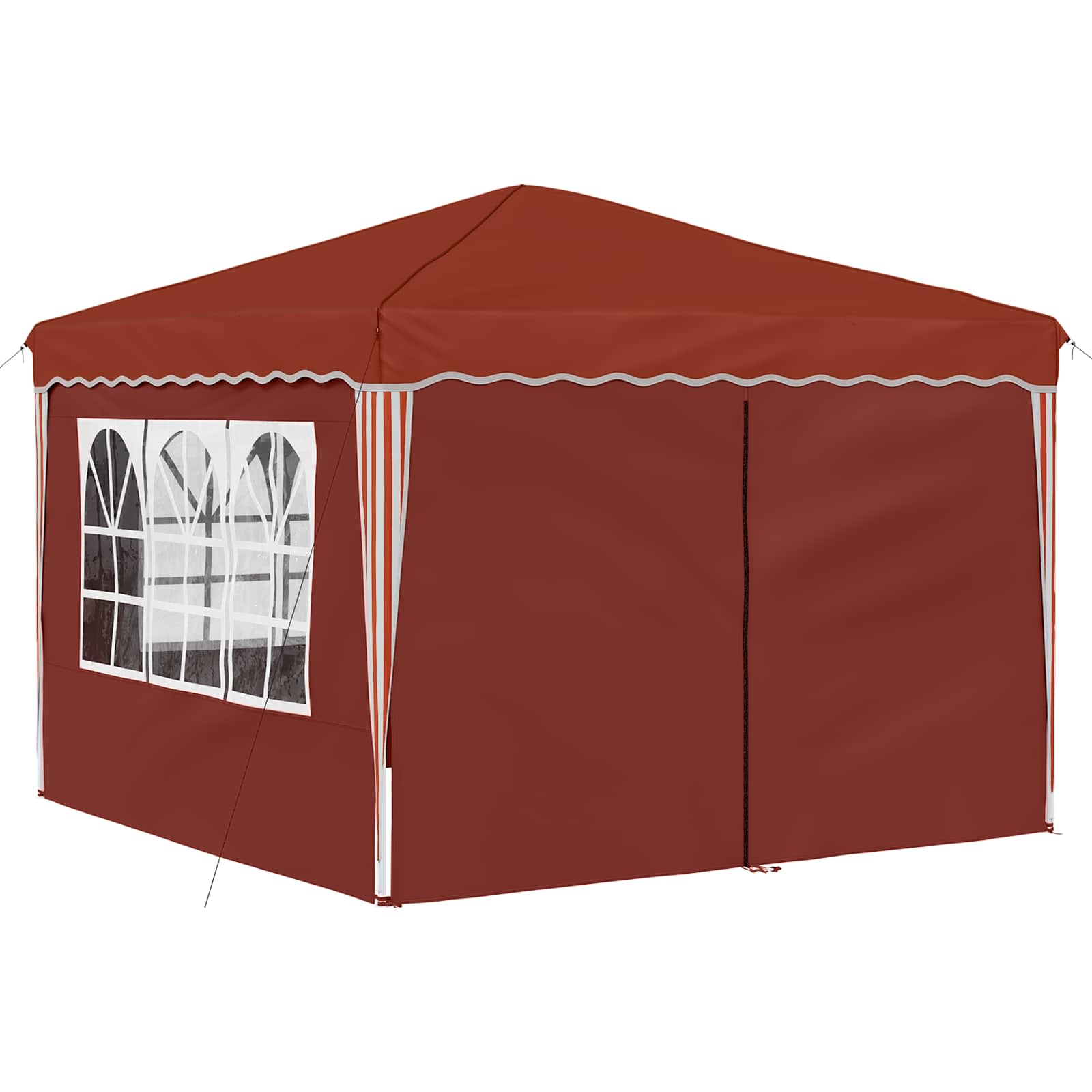 Tenda per feste a pop-up 288 x 288 x 245 cm Terracotta