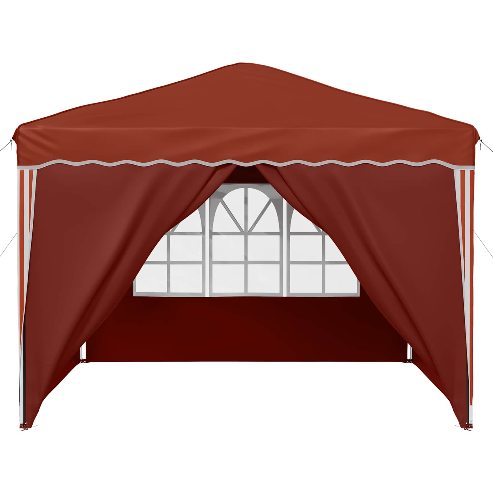 Tenda per feste a pop-up 288 x 288 x 245 cm Terracotta