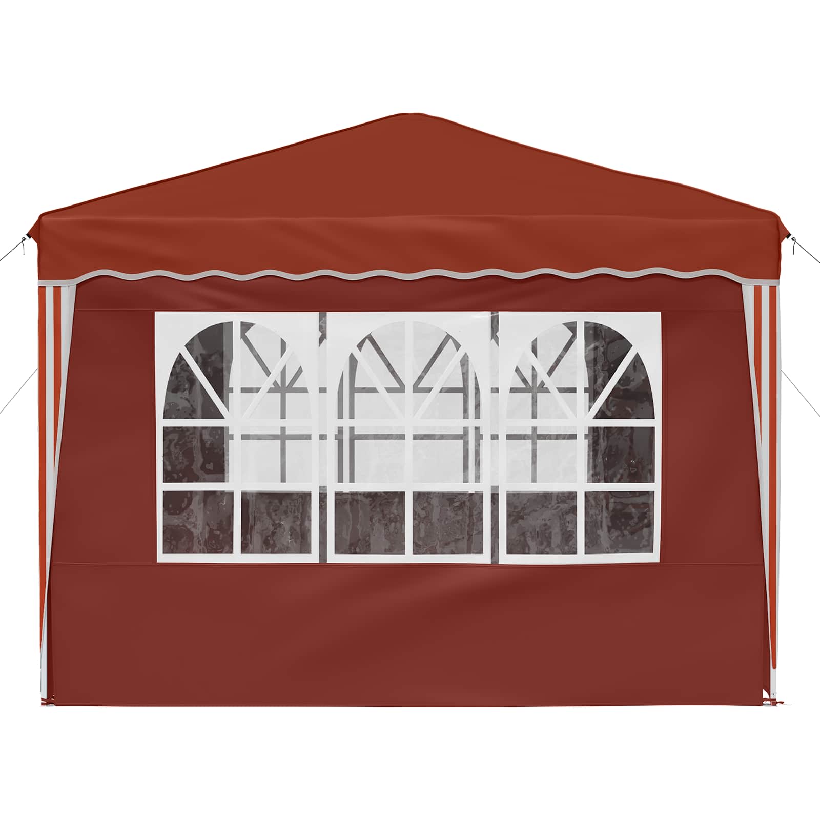 Tenda per feste a pop-up 288 x 288 x 245 cm Terracotta