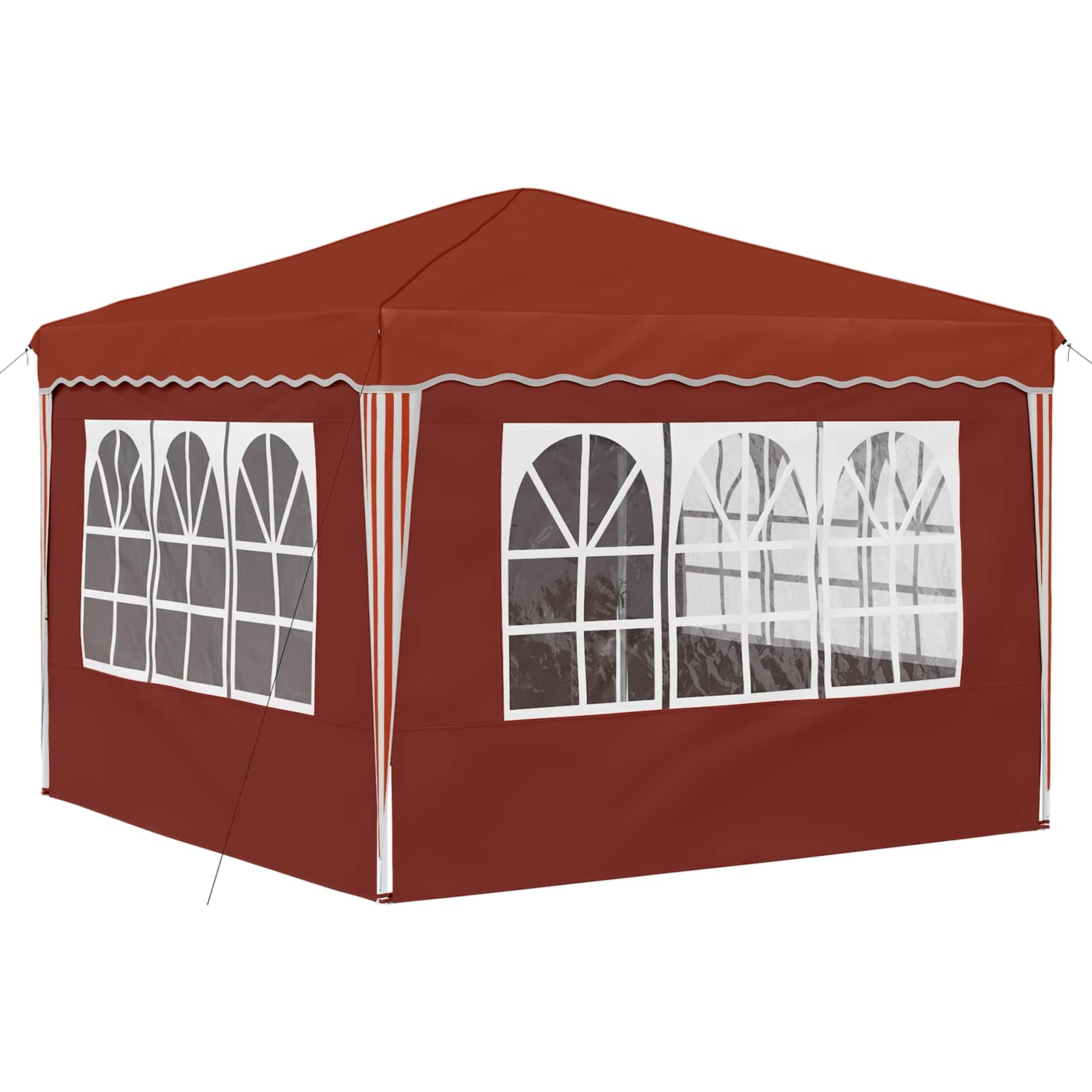Tenda per feste a pop-up 288 x 288 x 245 cm Terracotta