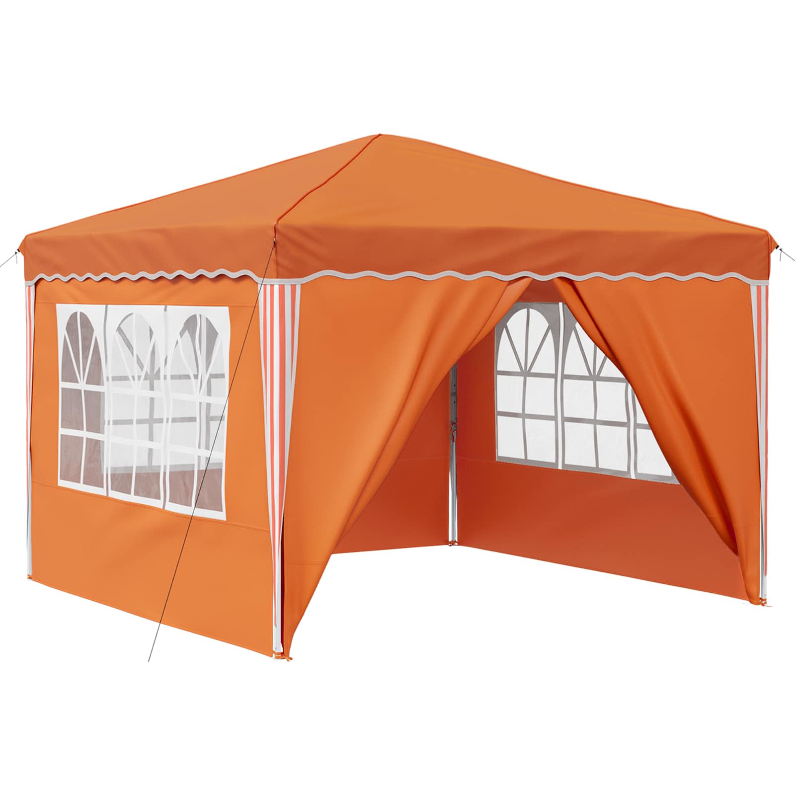 Tenda per feste a pop-up 288 x 288 x 245 cm Arancione
