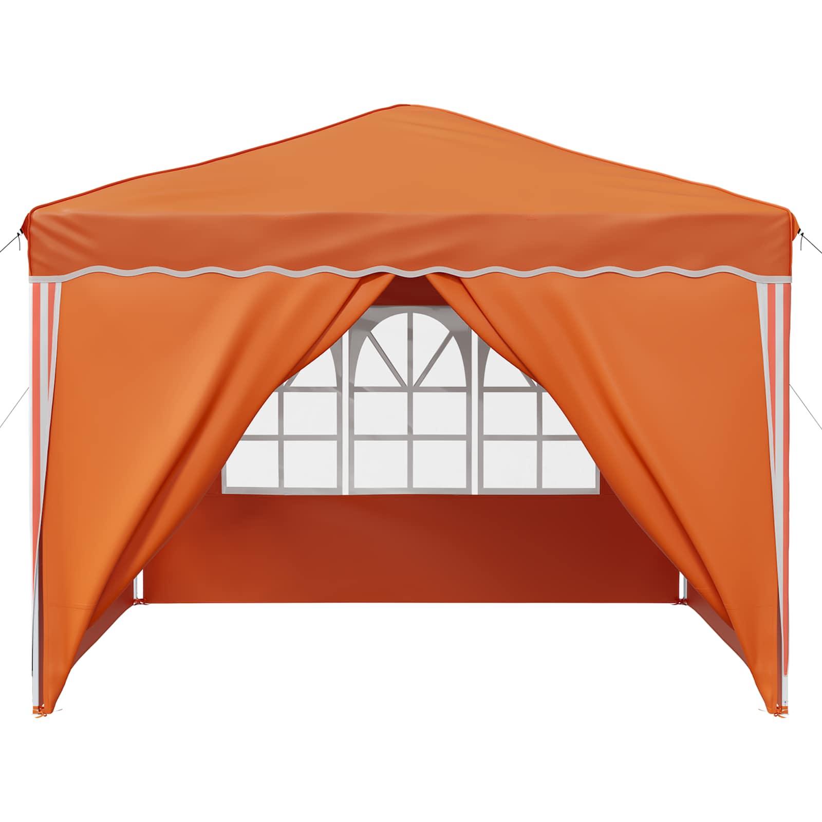 Tenda per feste a pop-up 288 x 288 x 245 cm Arancione