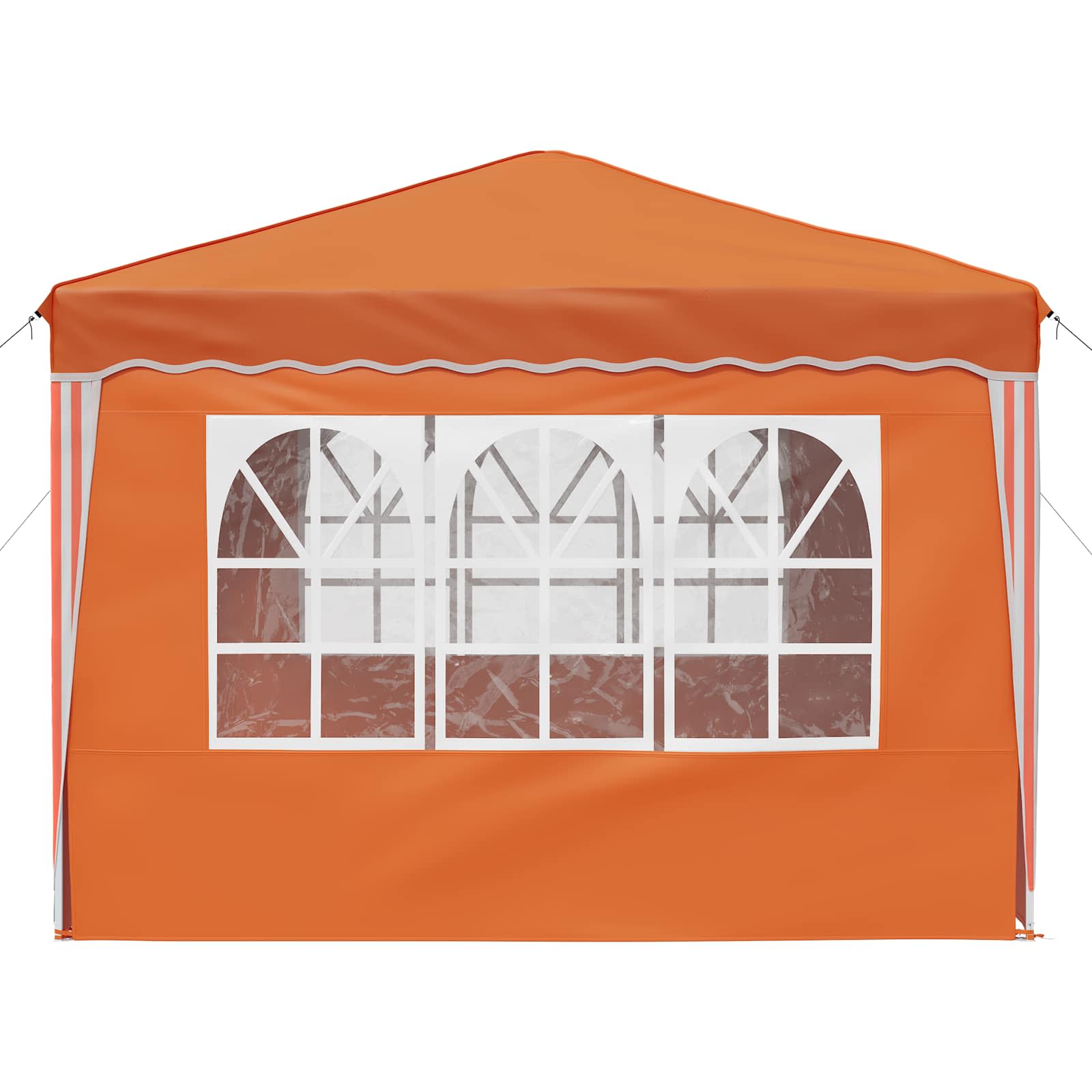 Tenda per feste a pop-up 288 x 288 x 245 cm Arancione