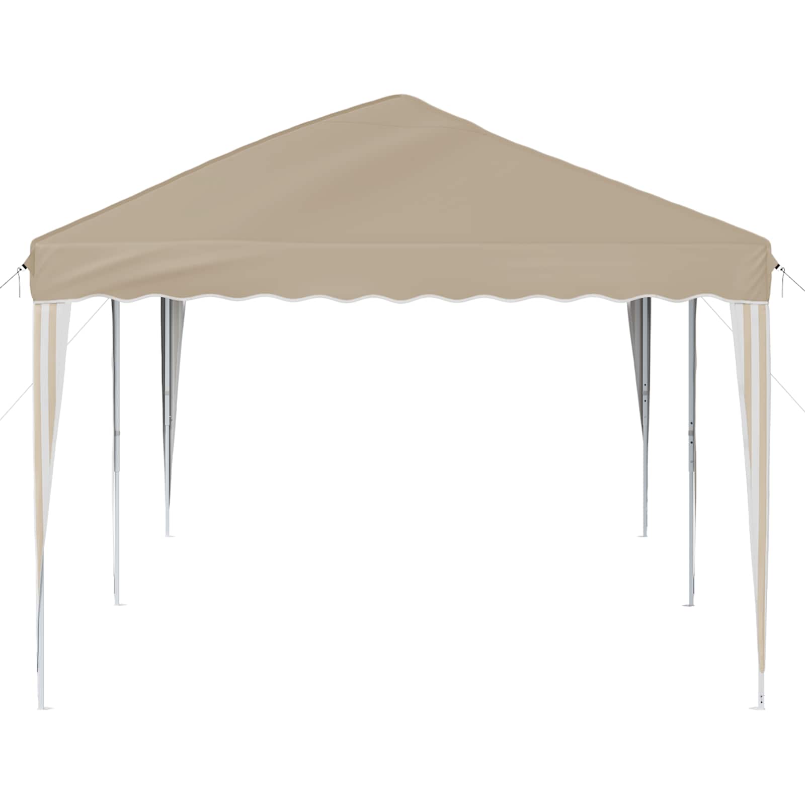 Tenda per feste a pop-up 575 x 290 x 245 cm Crema
