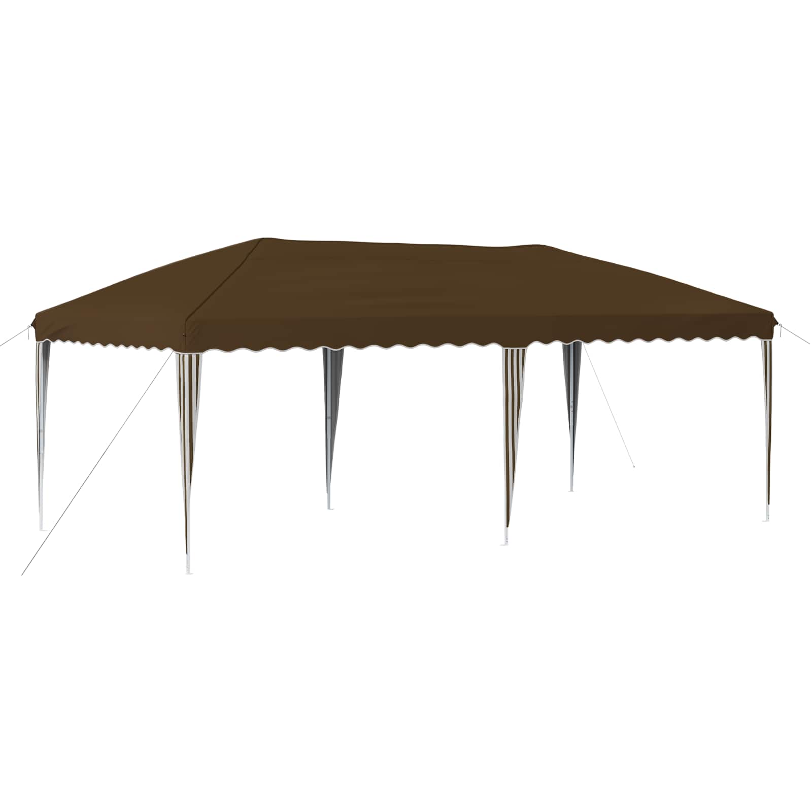 Tenda per feste a pop-up 575 x 290 x 245 cm Tortora