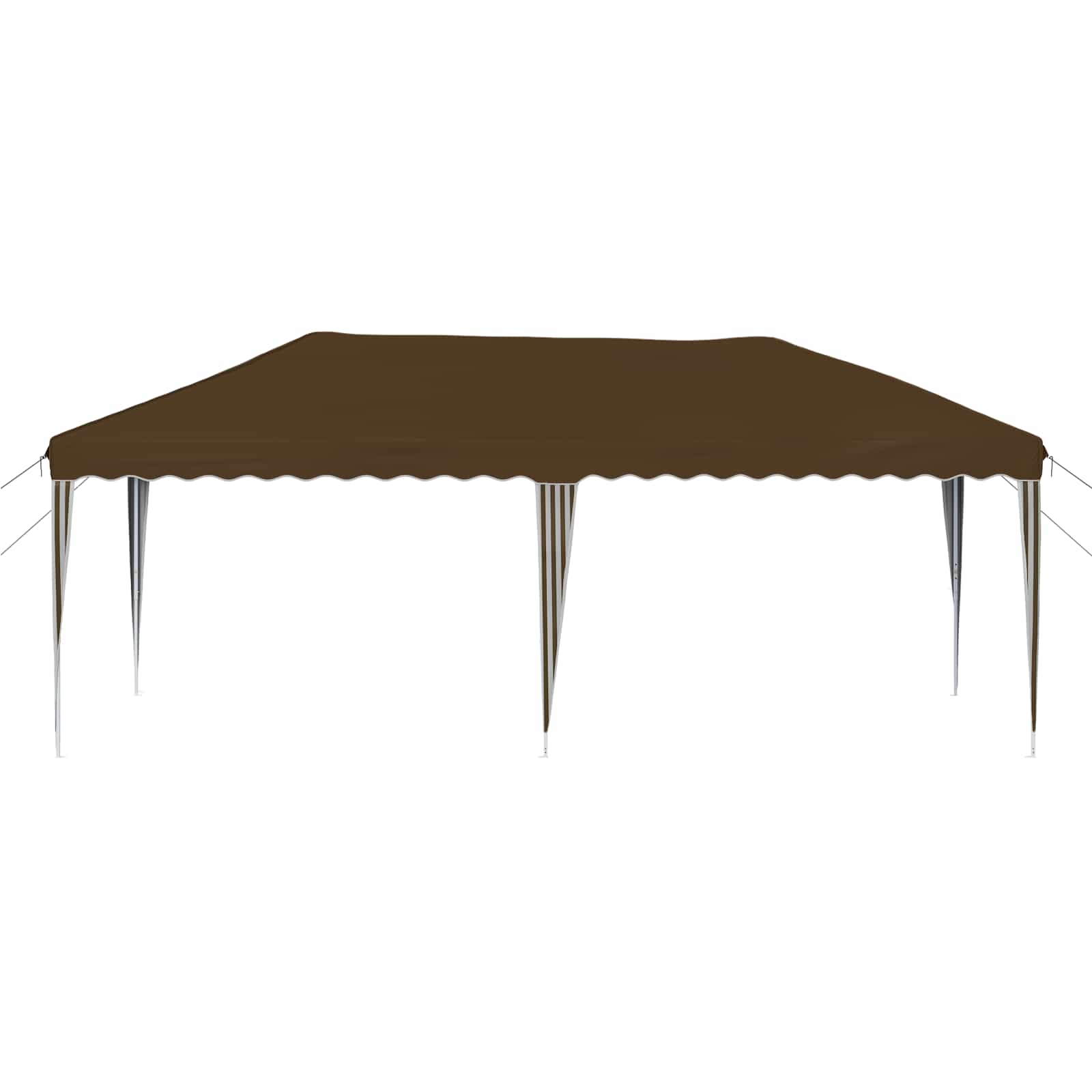 Tenda per feste a pop-up 575 x 290 x 245 cm Tortora