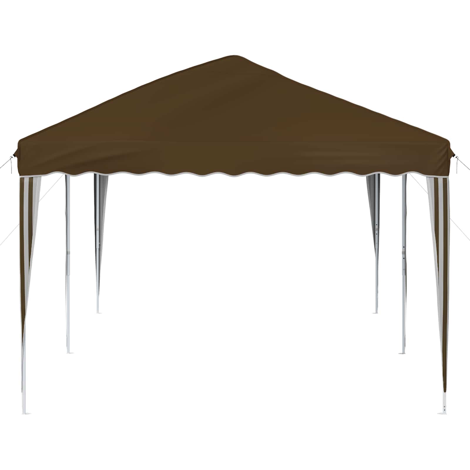 Tenda per feste a pop-up 575 x 290 x 245 cm Tortora