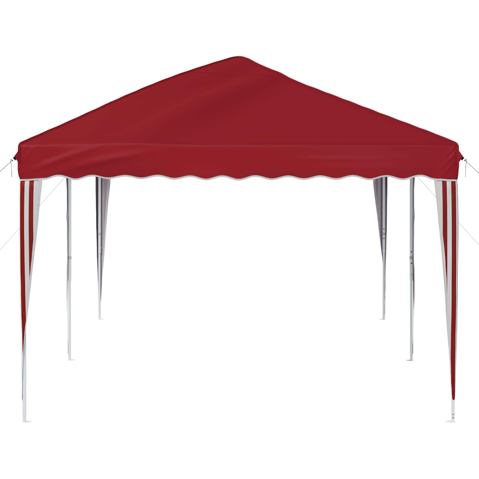 Tenda per feste a pop-up 575 x 290 x 245 cm Borgogna