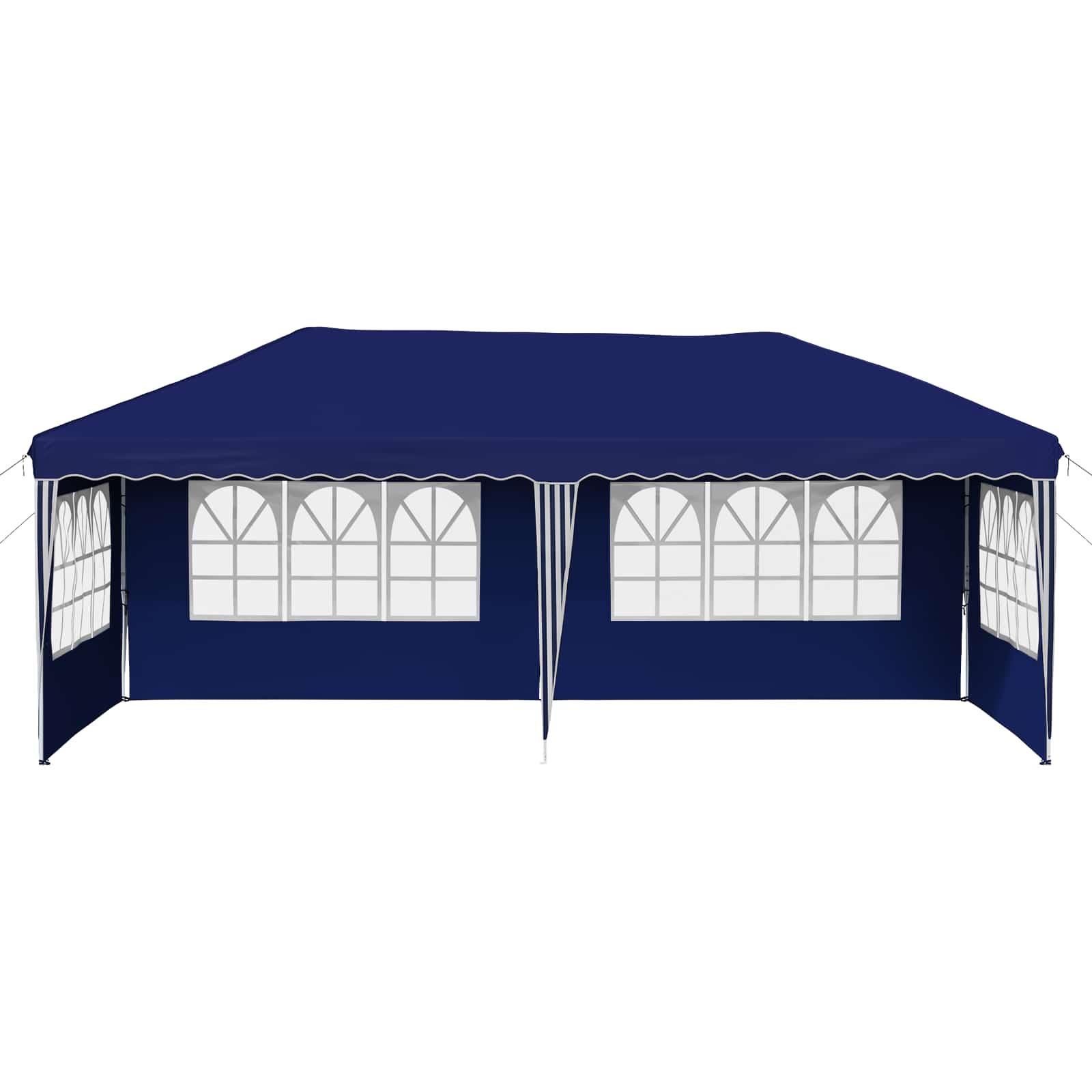 Tenda per feste a pop-up 575 x 289 x 245 cm Blu