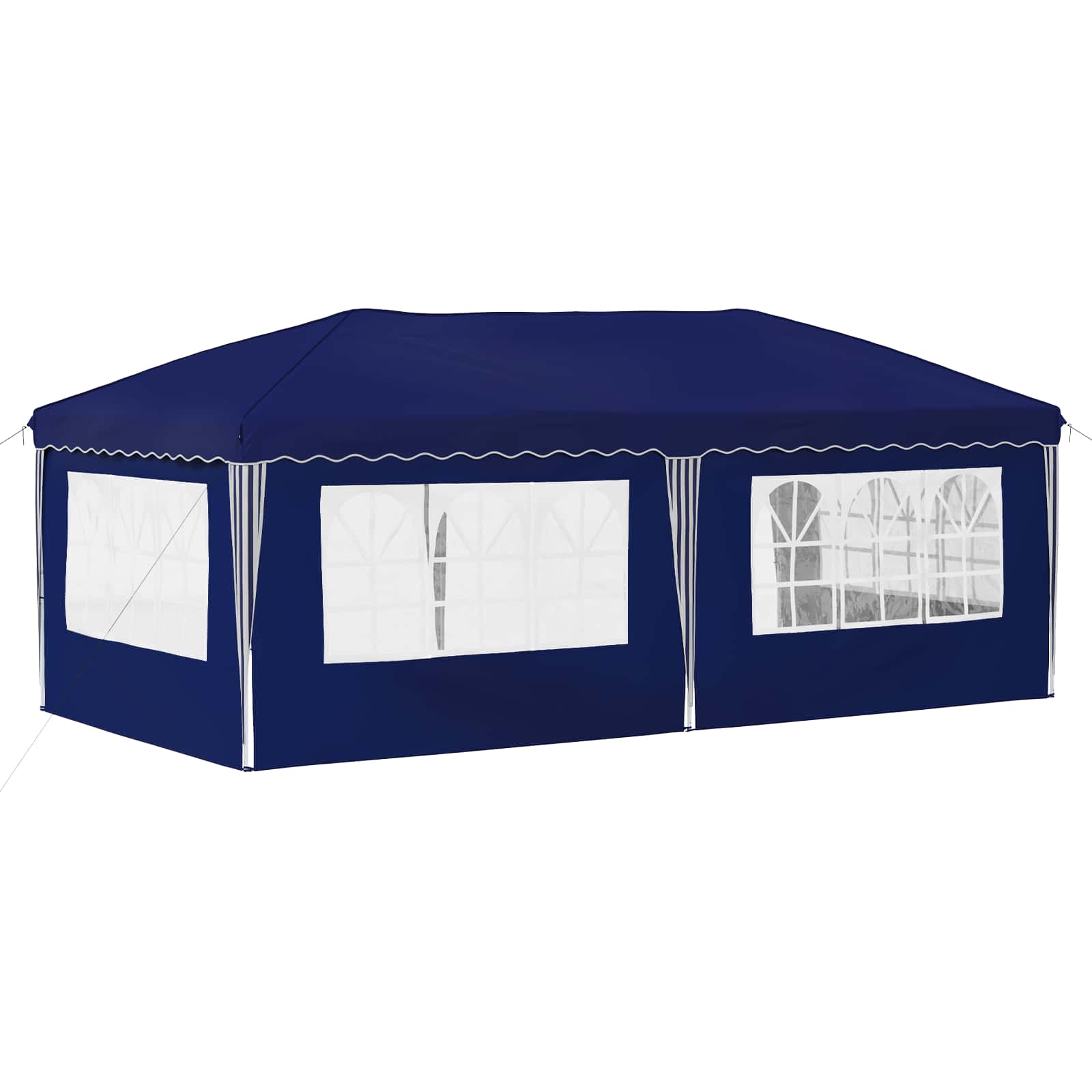 Tenda per feste a pop-up 575 x 289 x 245 cm Blu