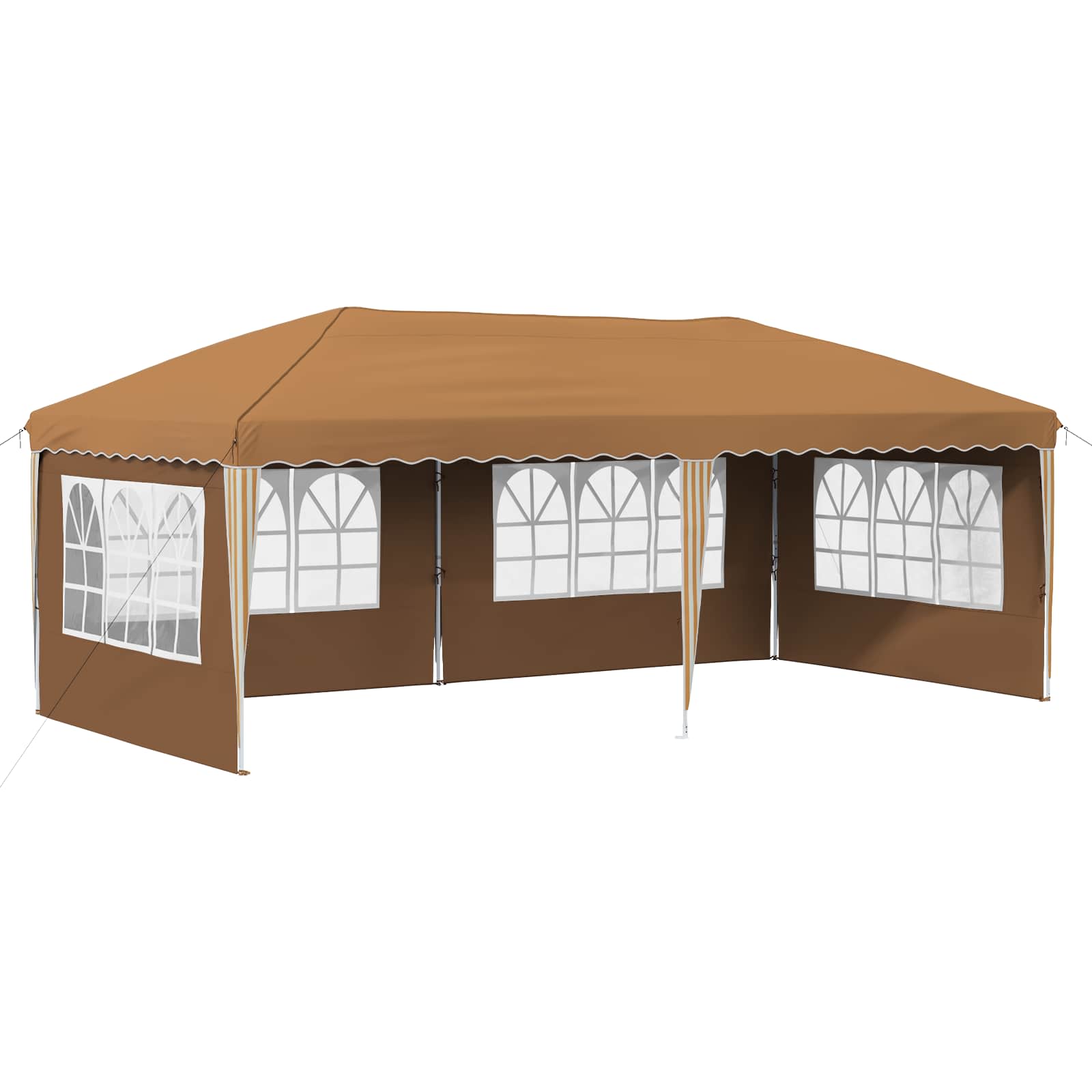 Tenda per feste a pop-up 575 x 289 x 245 cm Beige