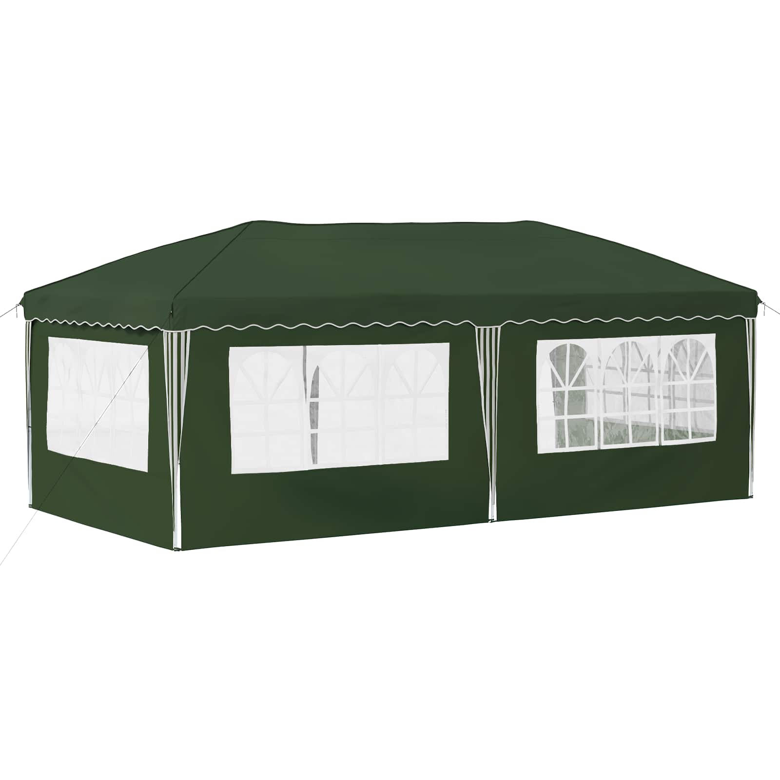 Tenda per feste a pop-up 575 x 289 x 245 cm Verde
